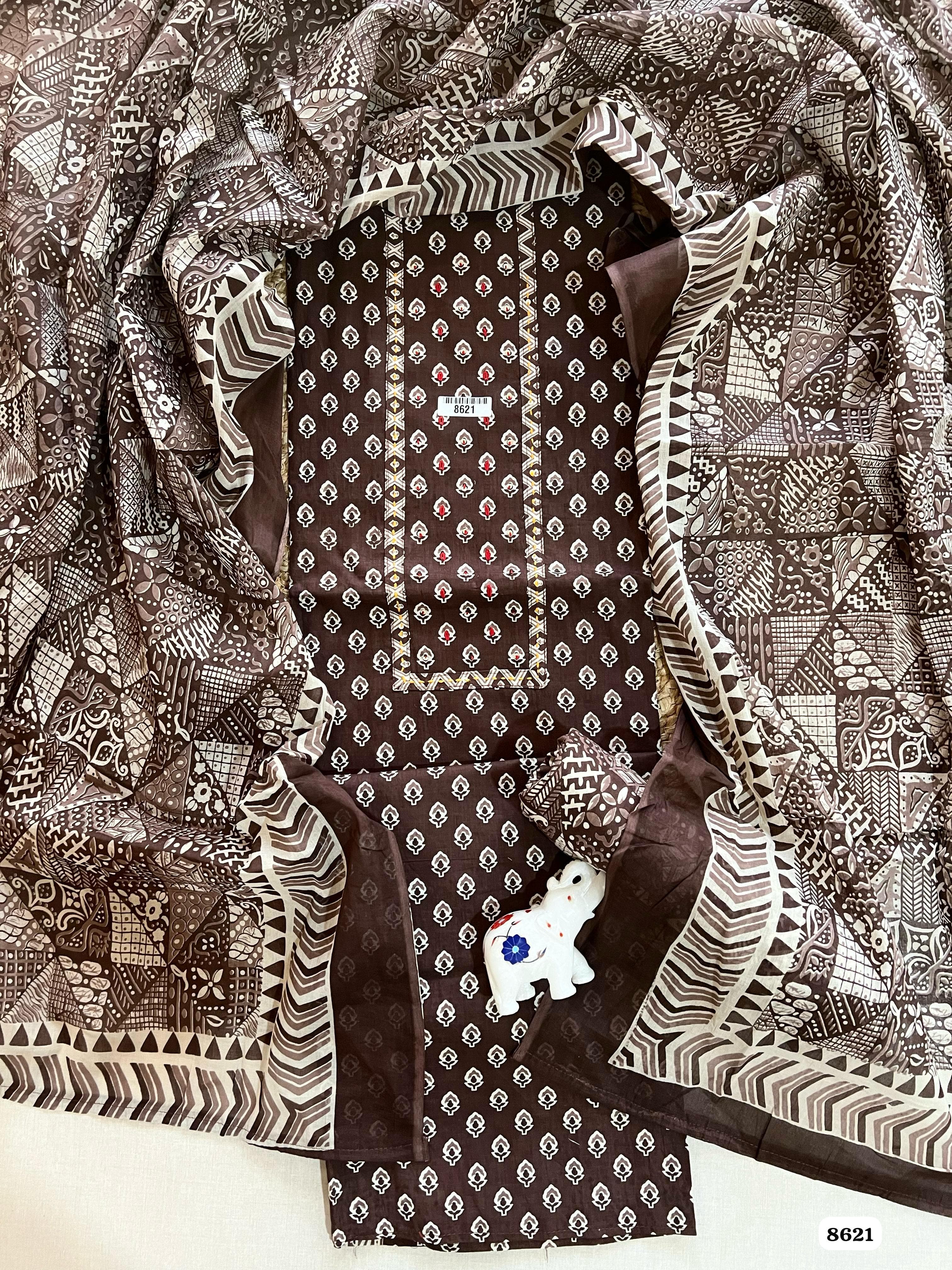 Pure cotton unstitched