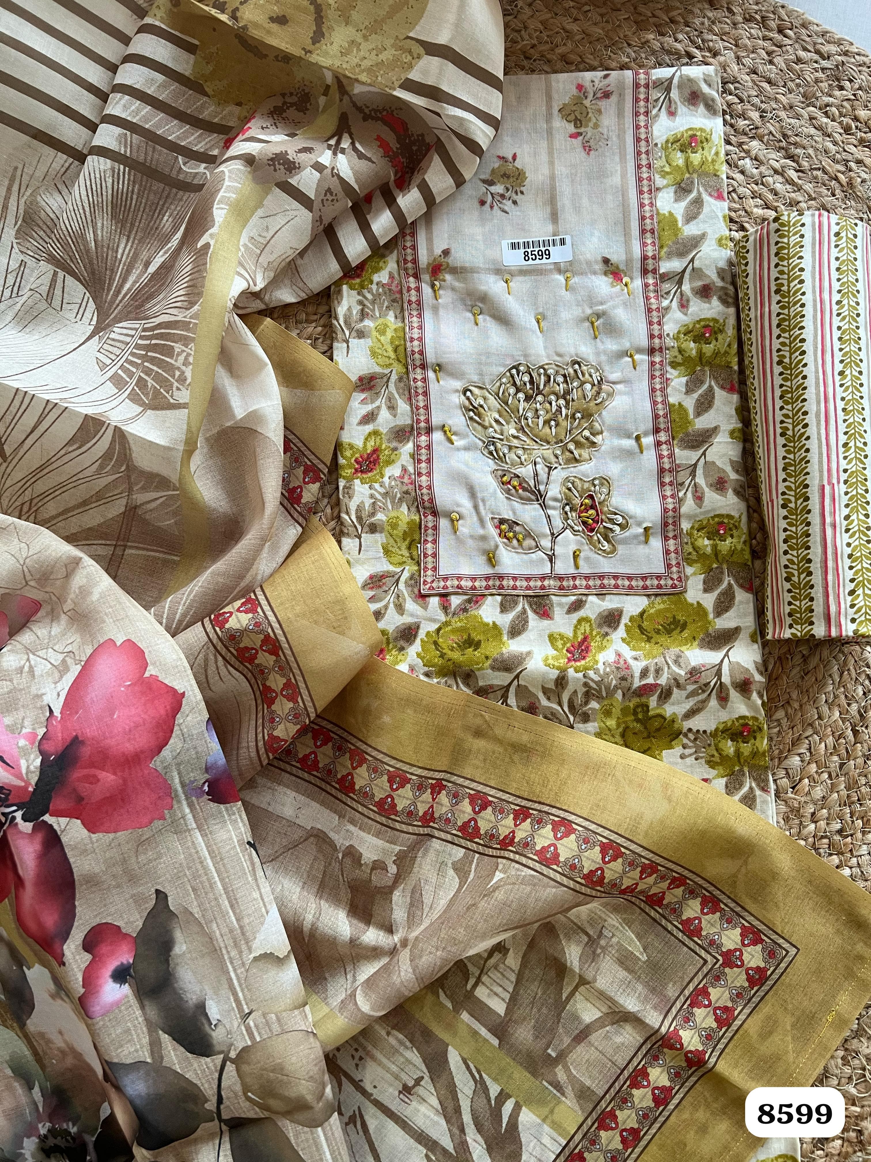 Pure cotton unstitched