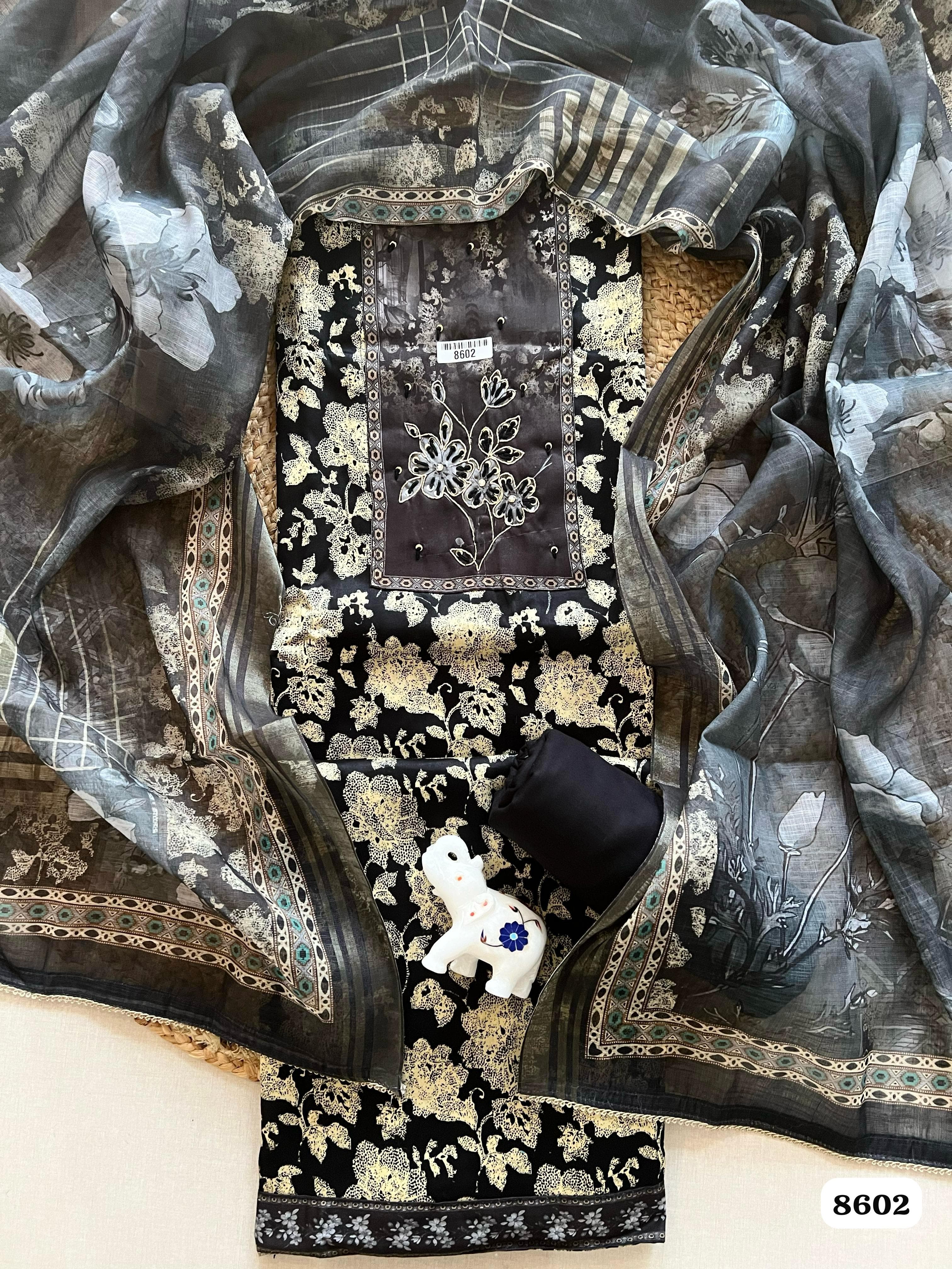 Pure cotton unstitched