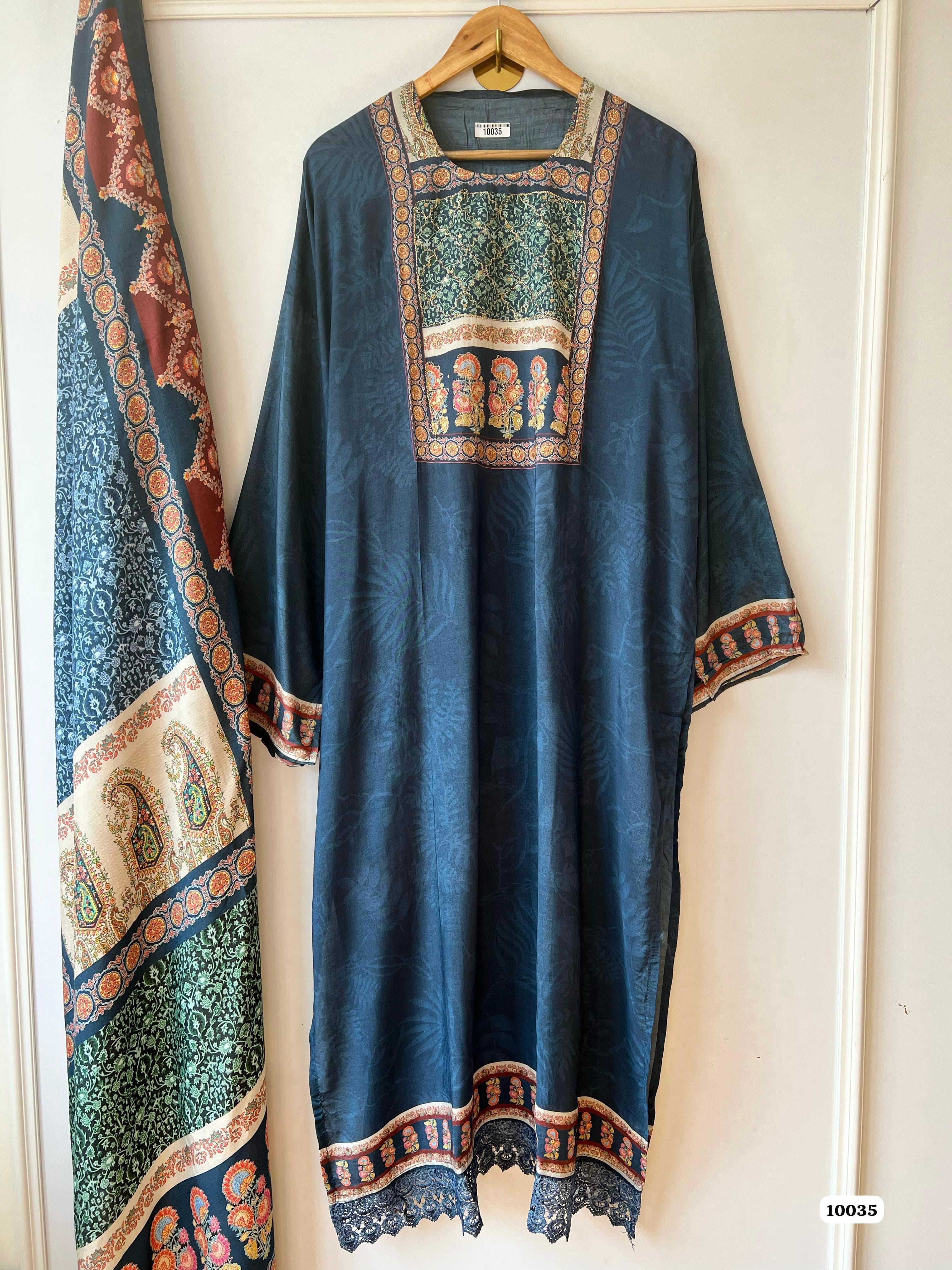 Pure muslin suit set