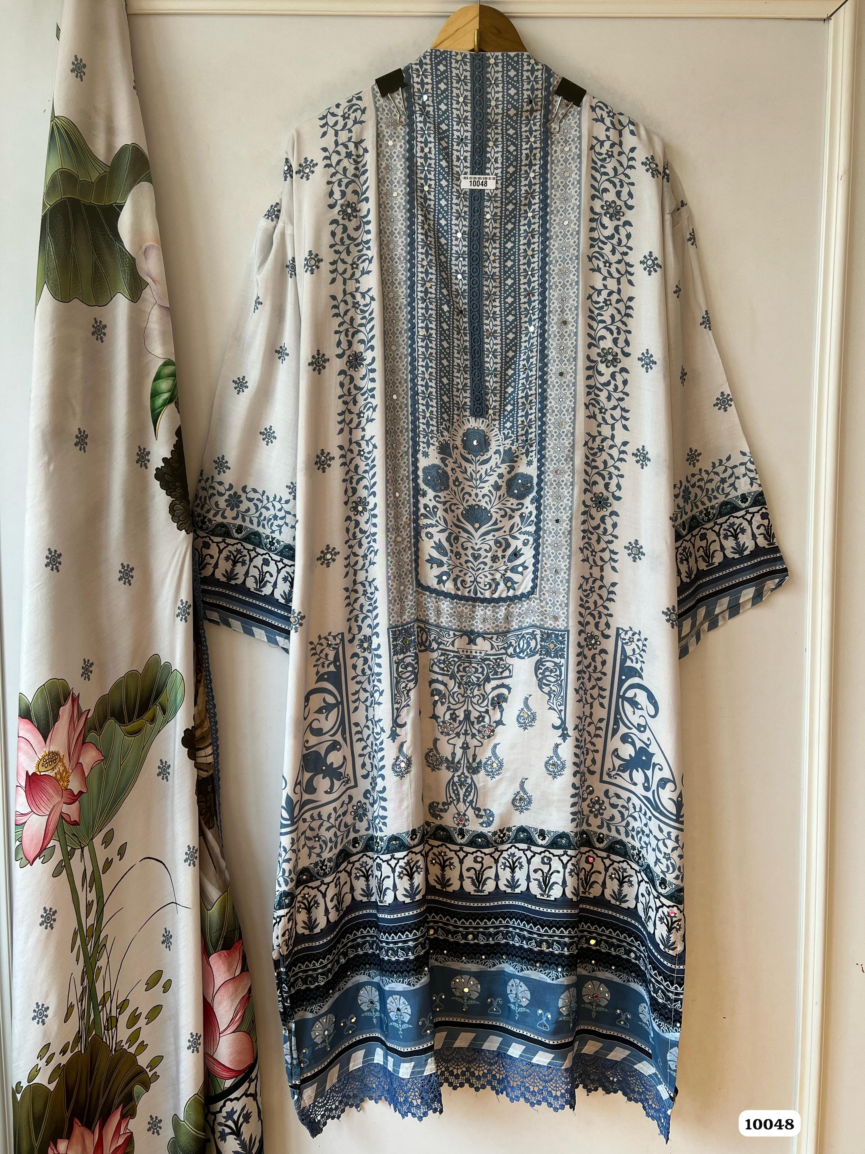 Pure muslin suit set