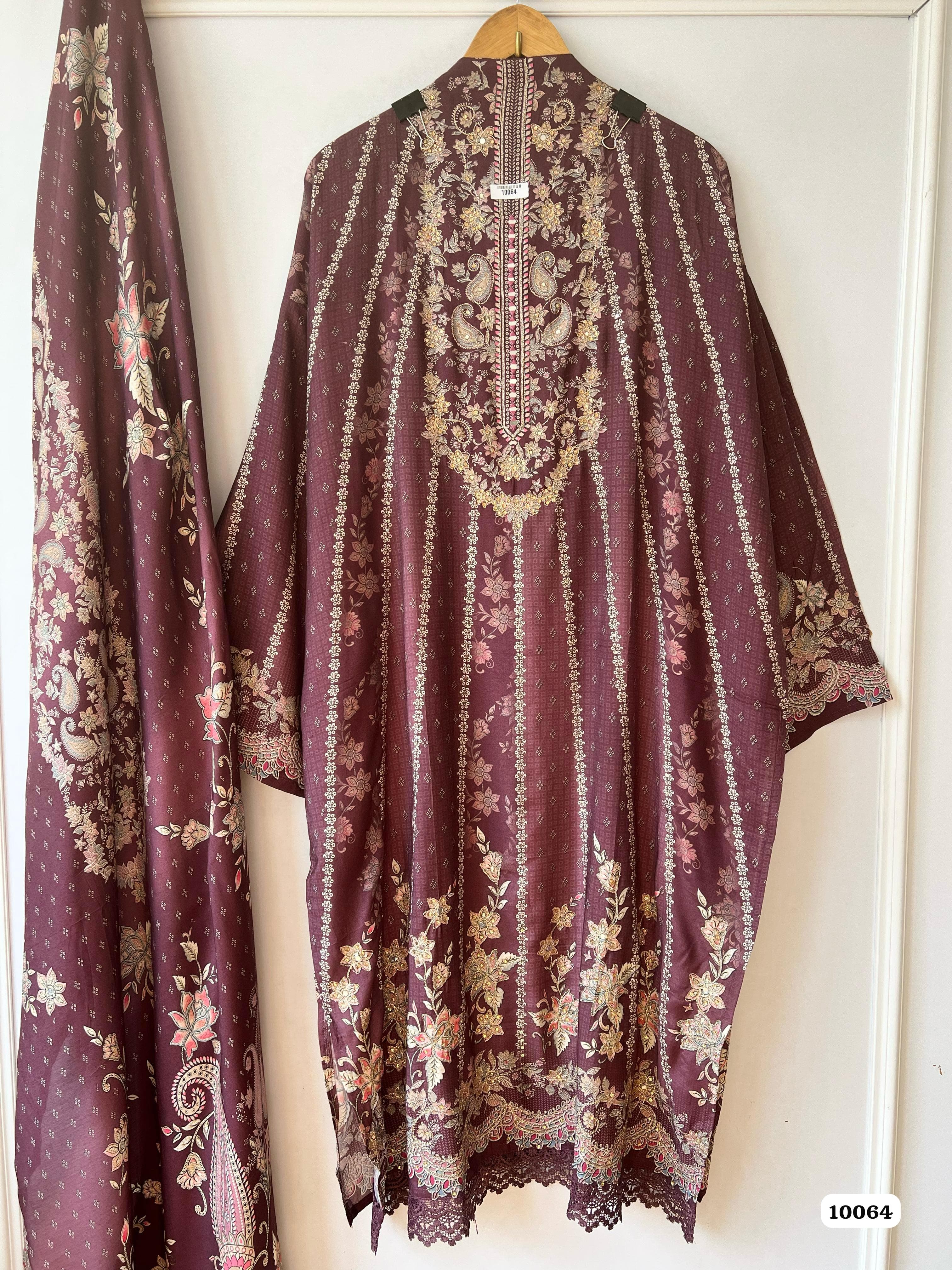 Pure muslin suit set