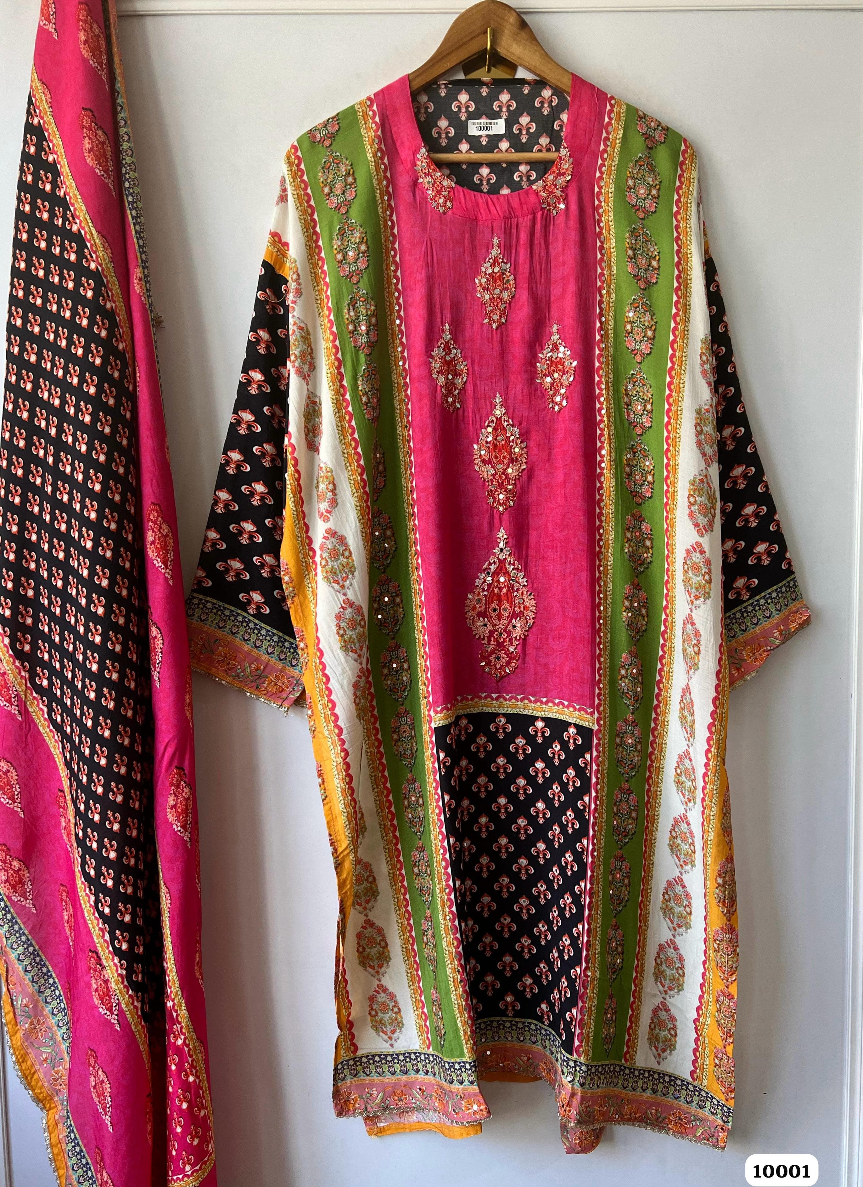 Pure muslin suit set