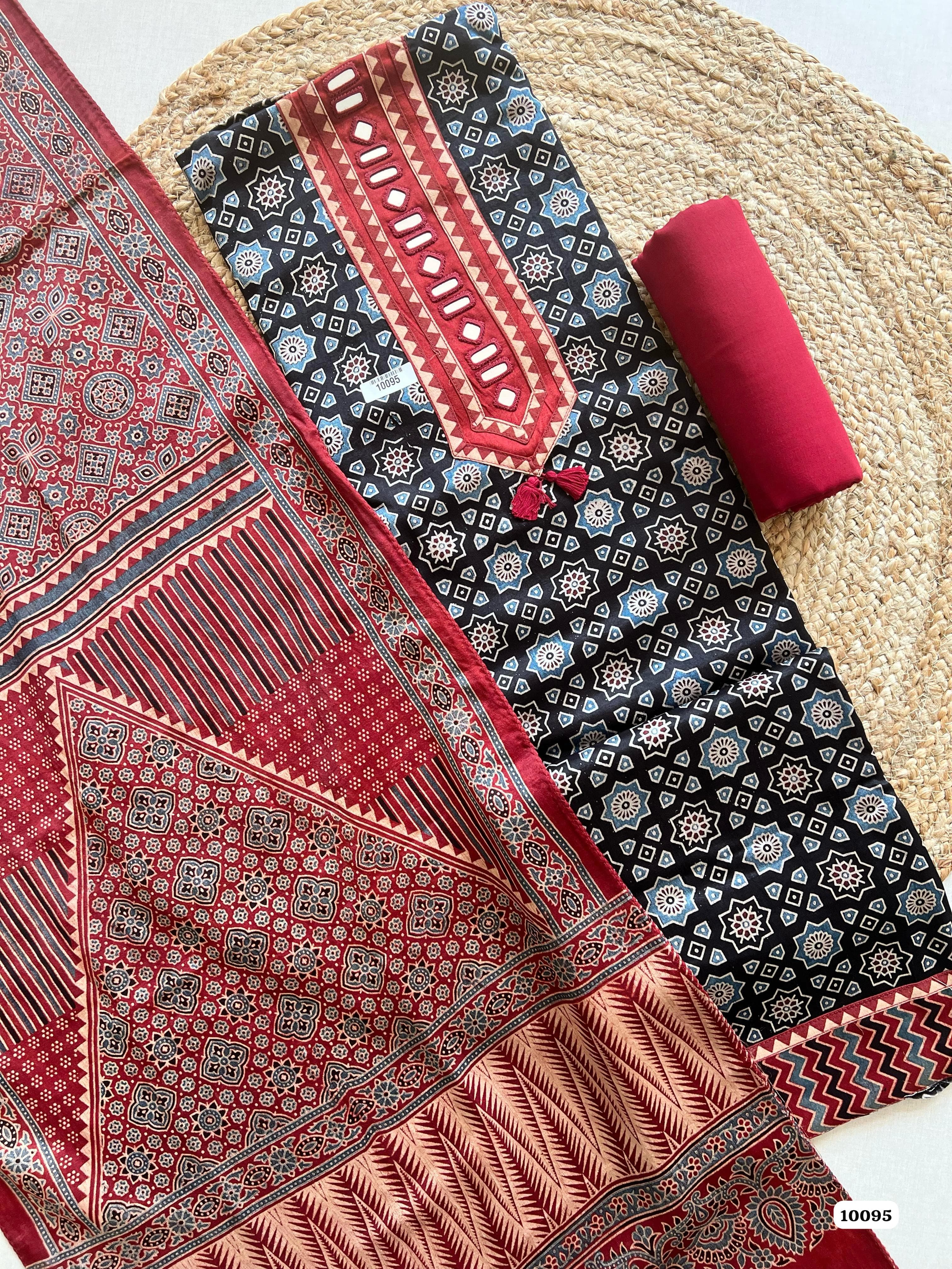 Pure mushrow gajji silk unstitched suit