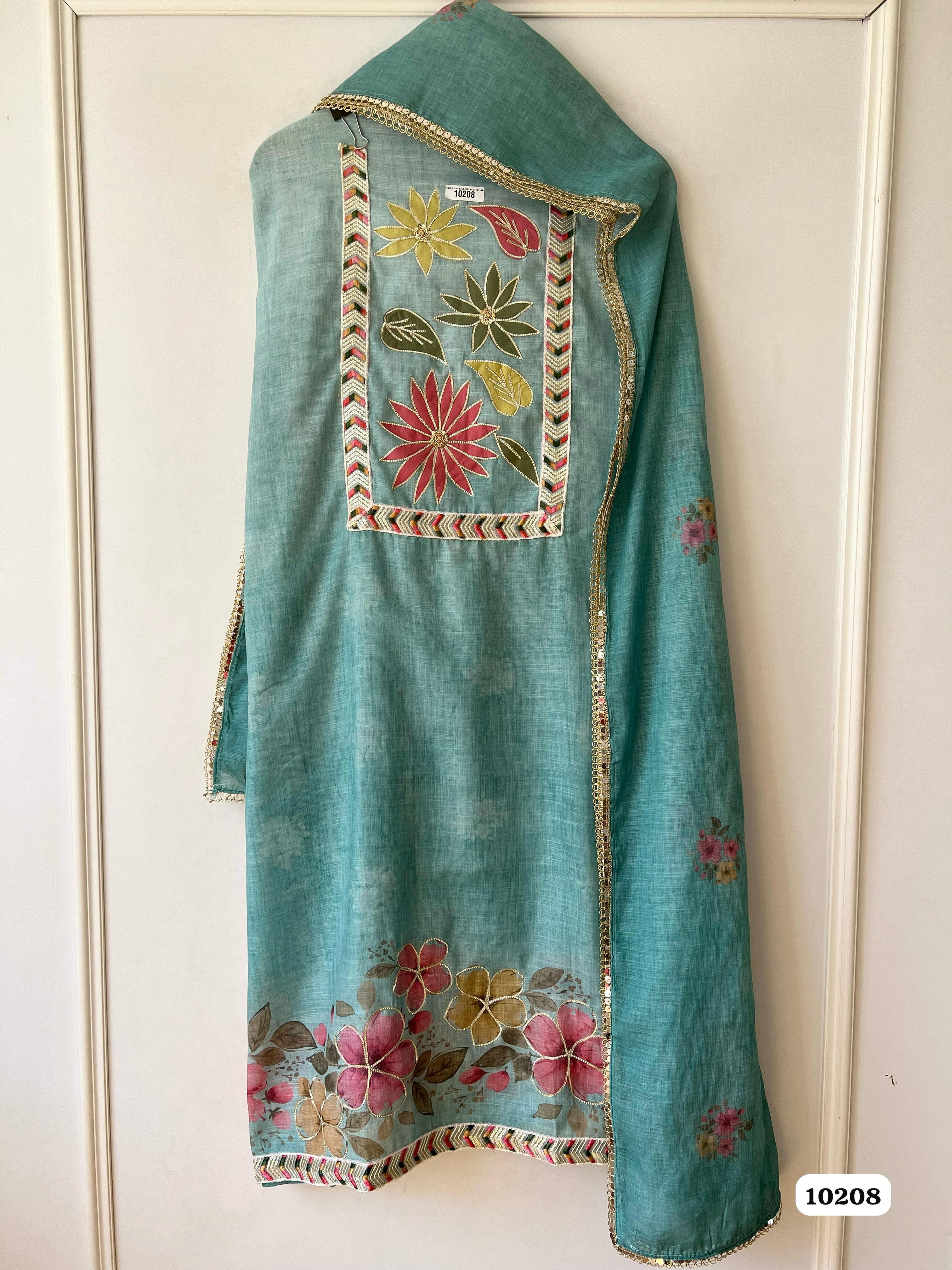 Pure linen unstitched {10208}