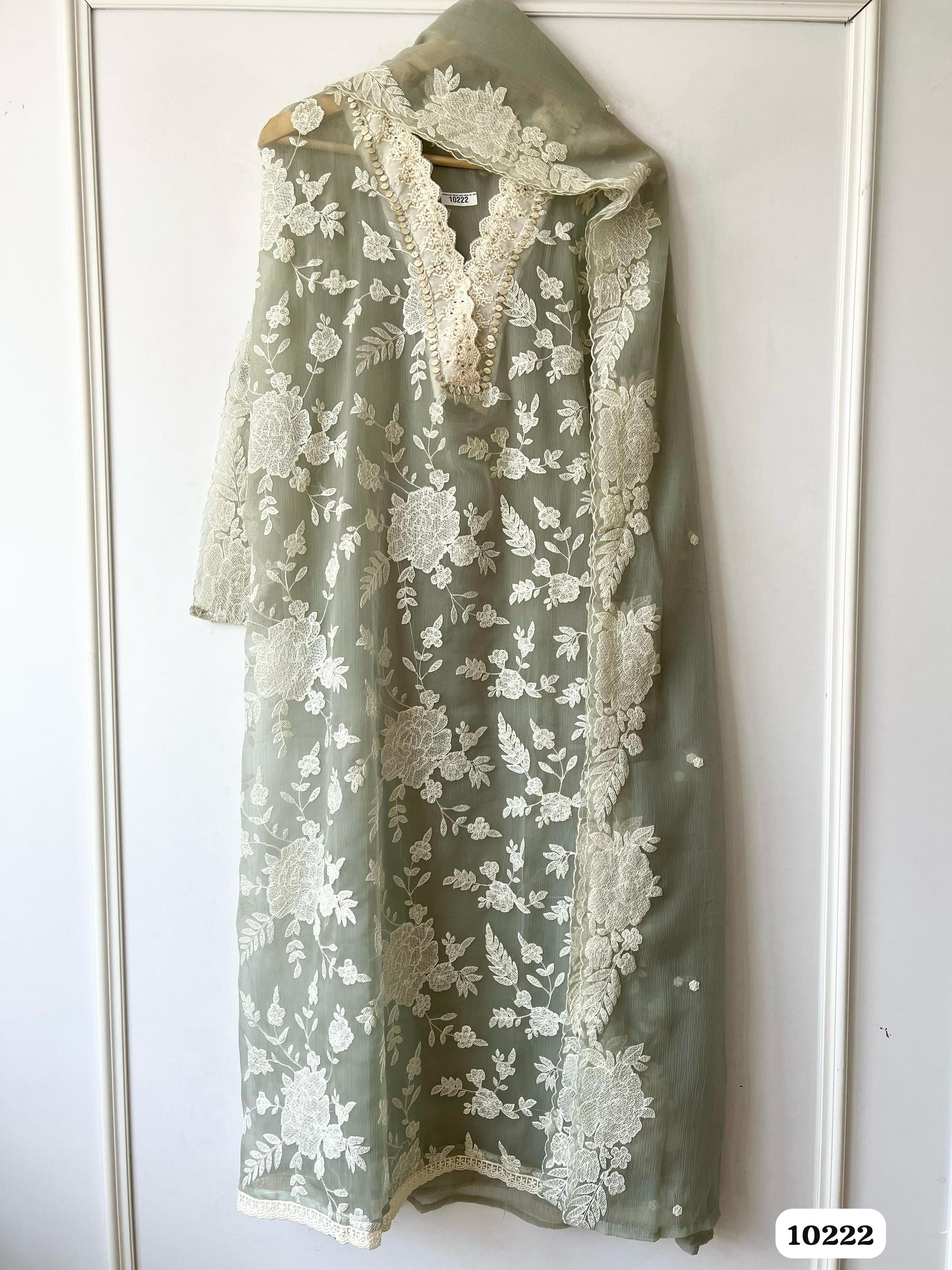 Pure organza unstitched {10222}