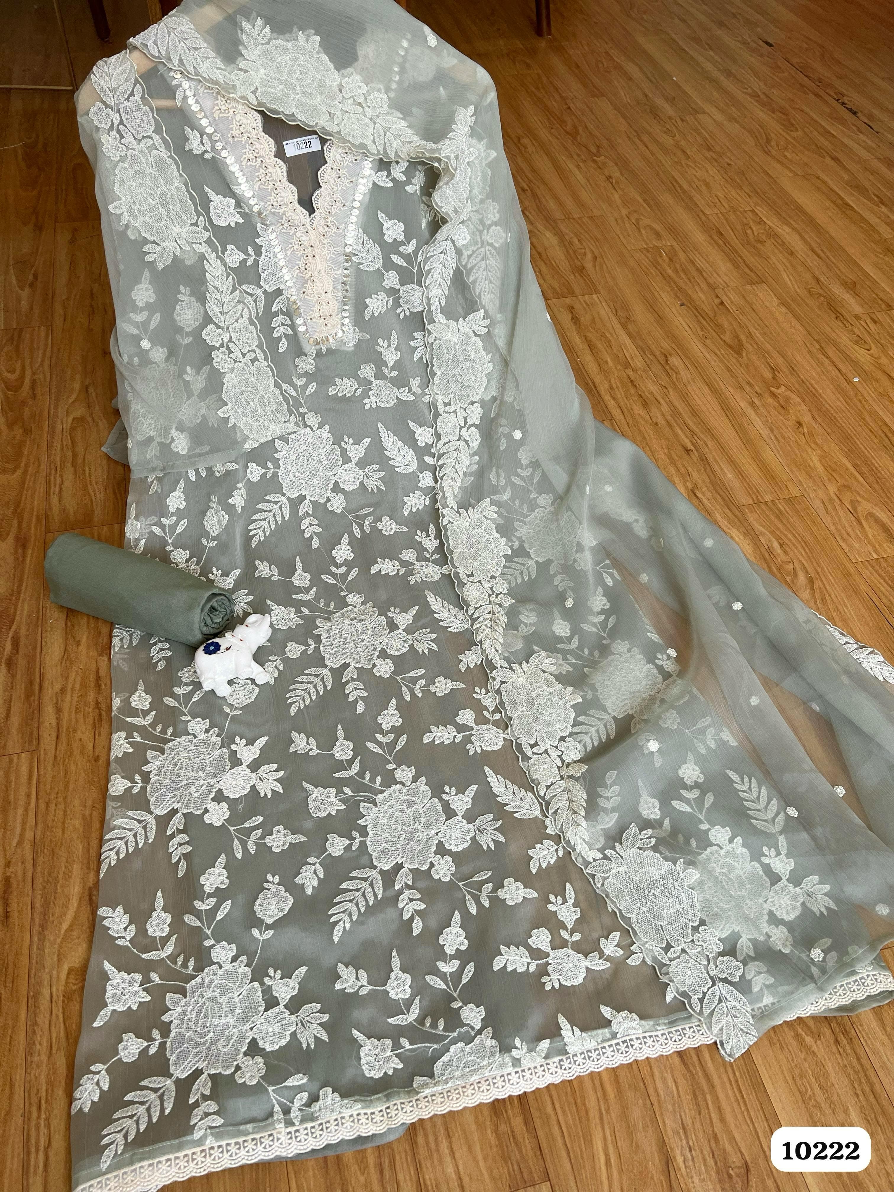 Pure organza unstitched {10222}