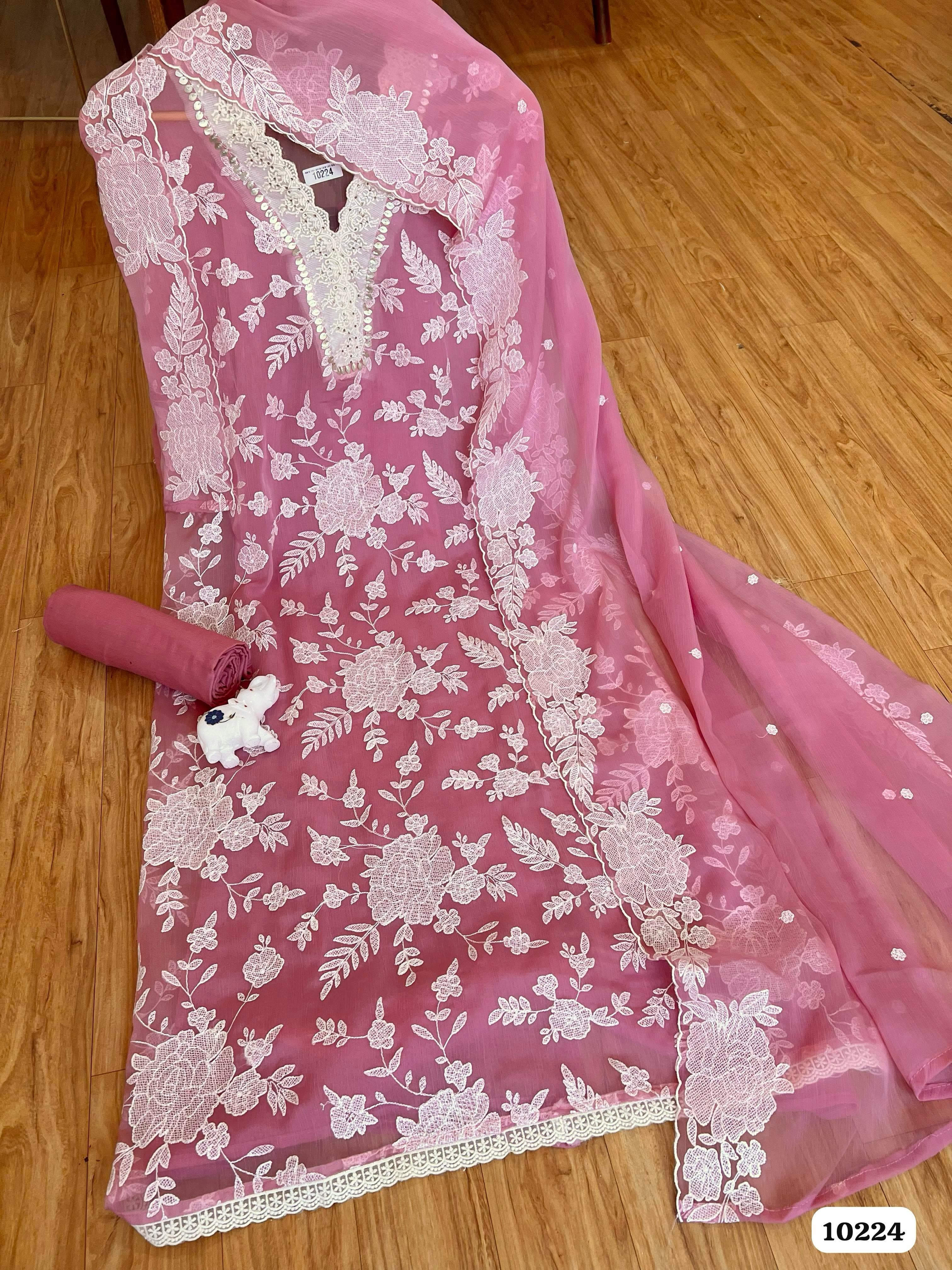 Pure organza unstitched {10224}