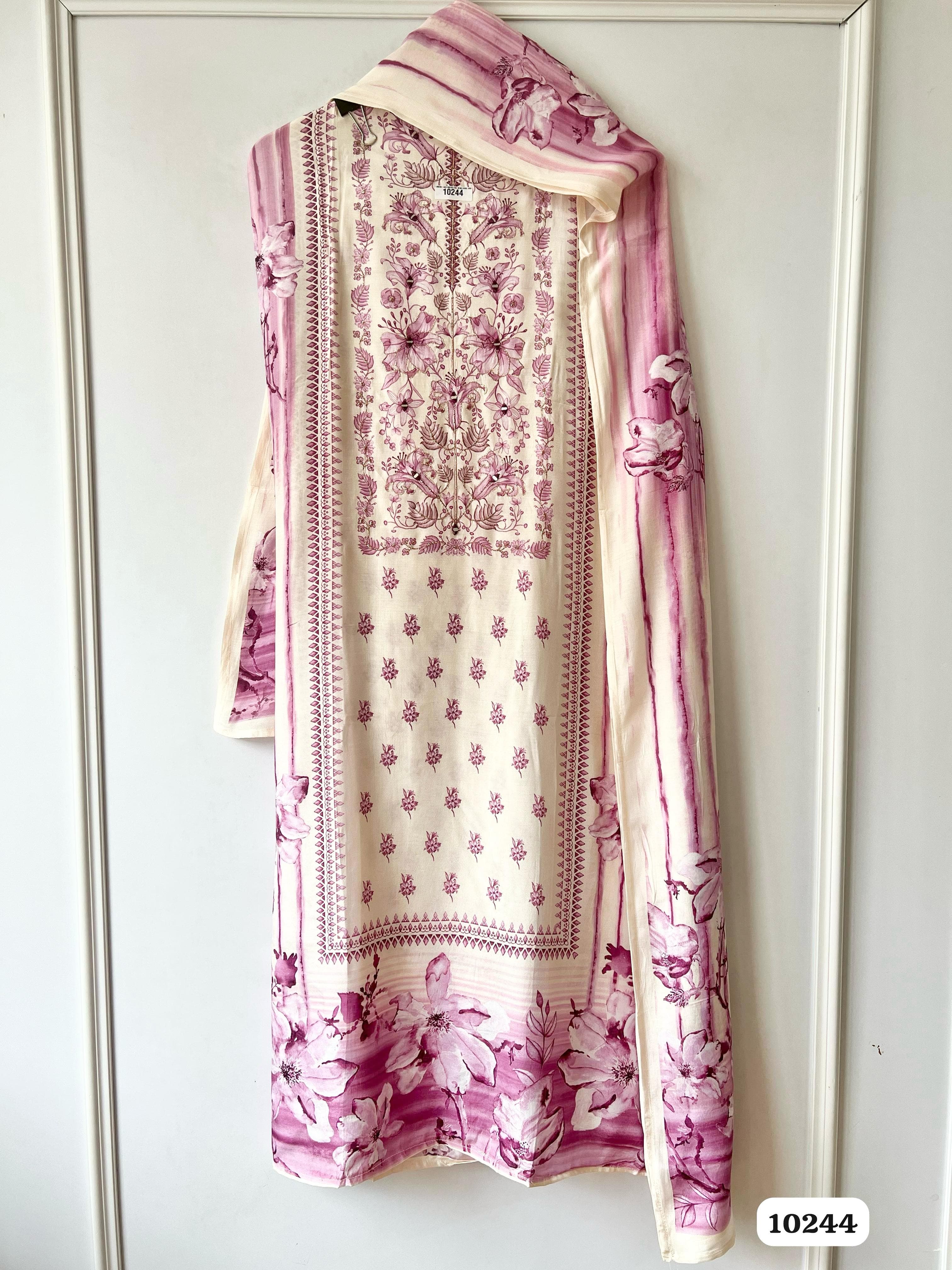 Pure muslin unstitched
