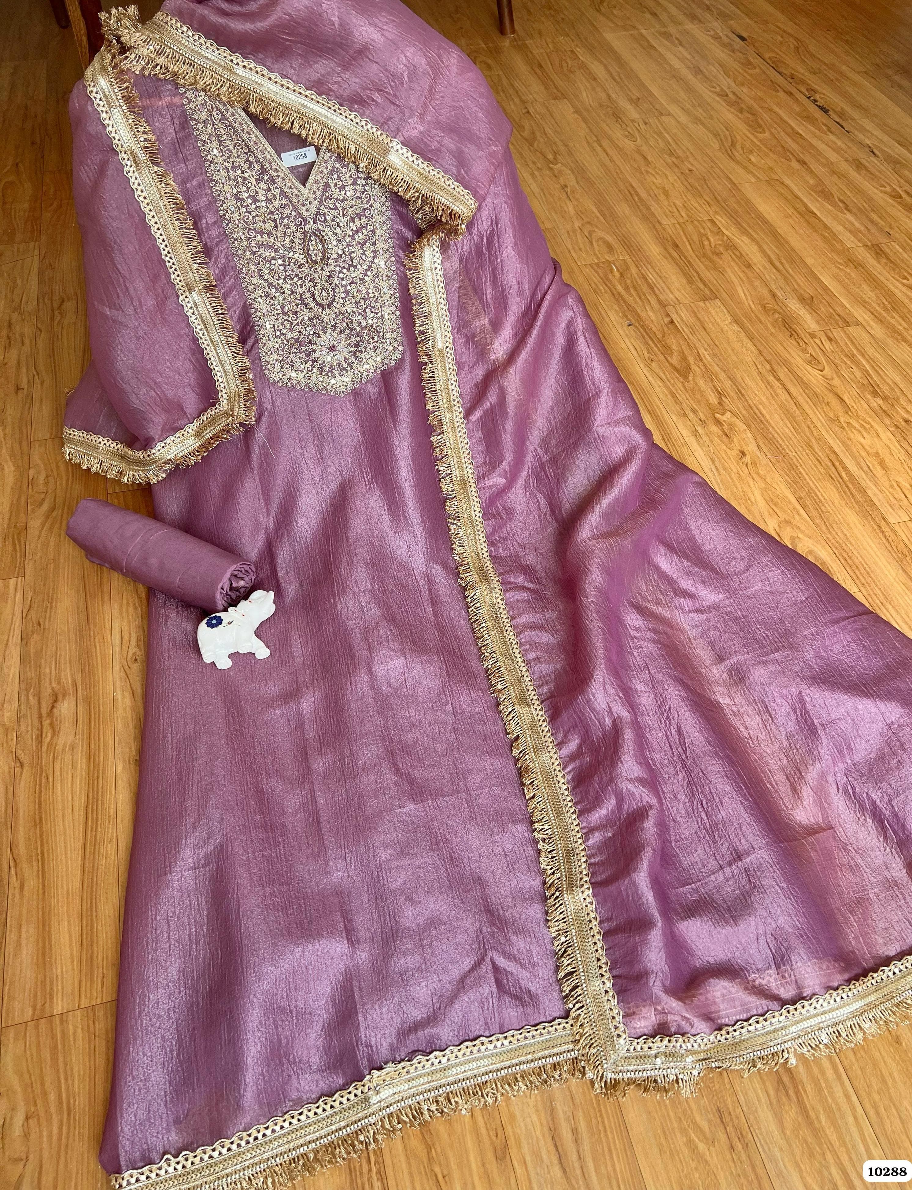 Pure tissue crush silk untitched