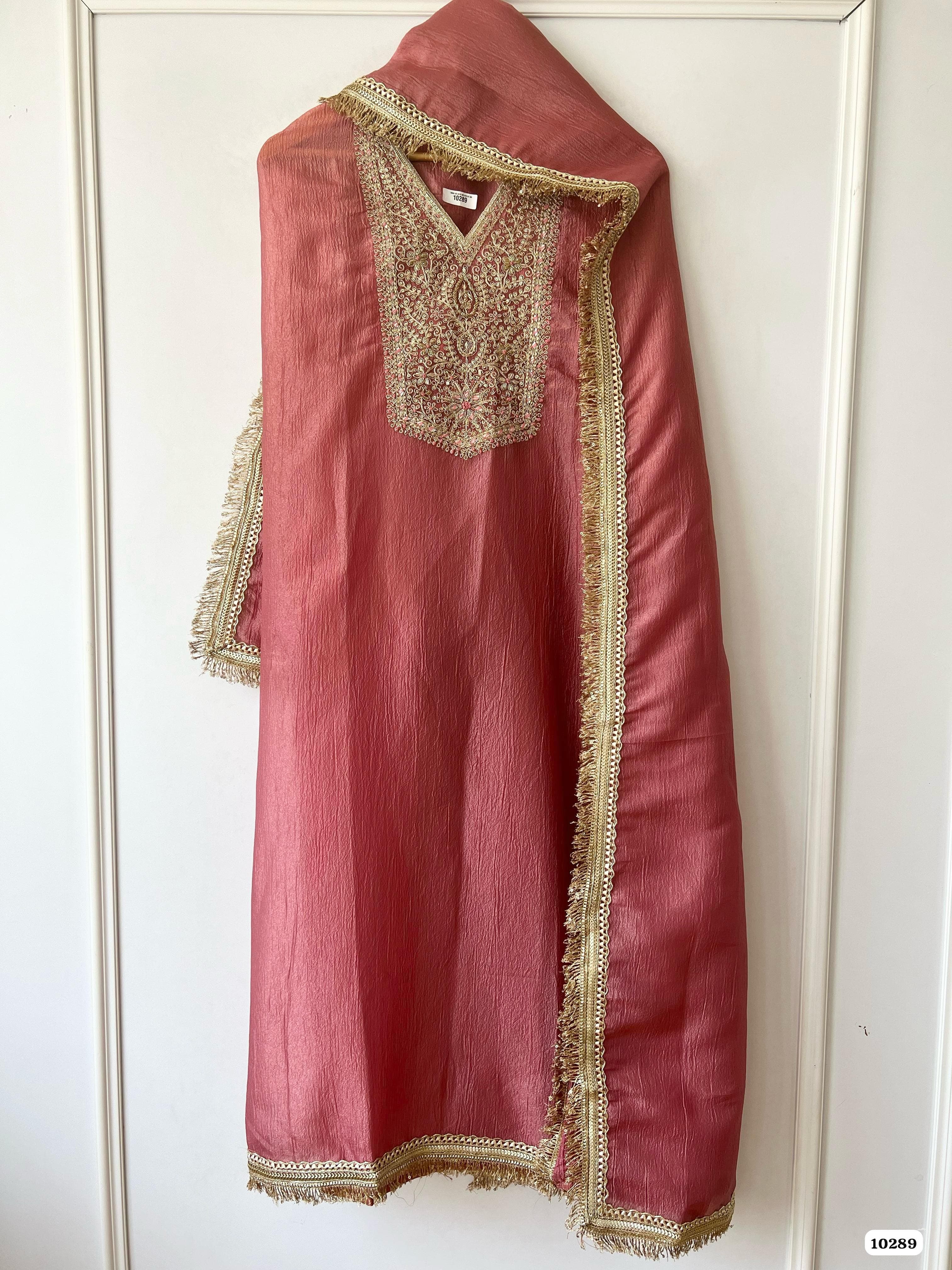 Pure tissue crush silk untitched