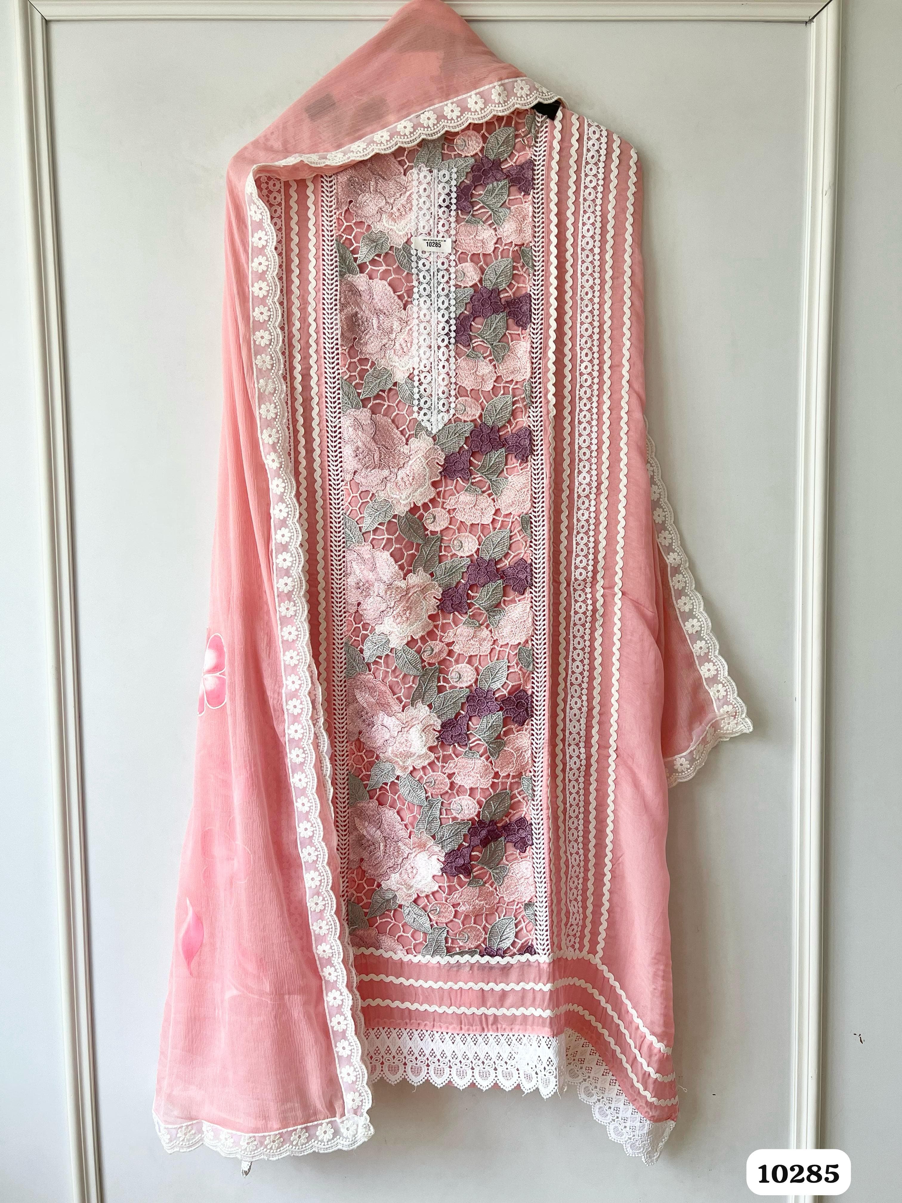 Pure organza unstitched
