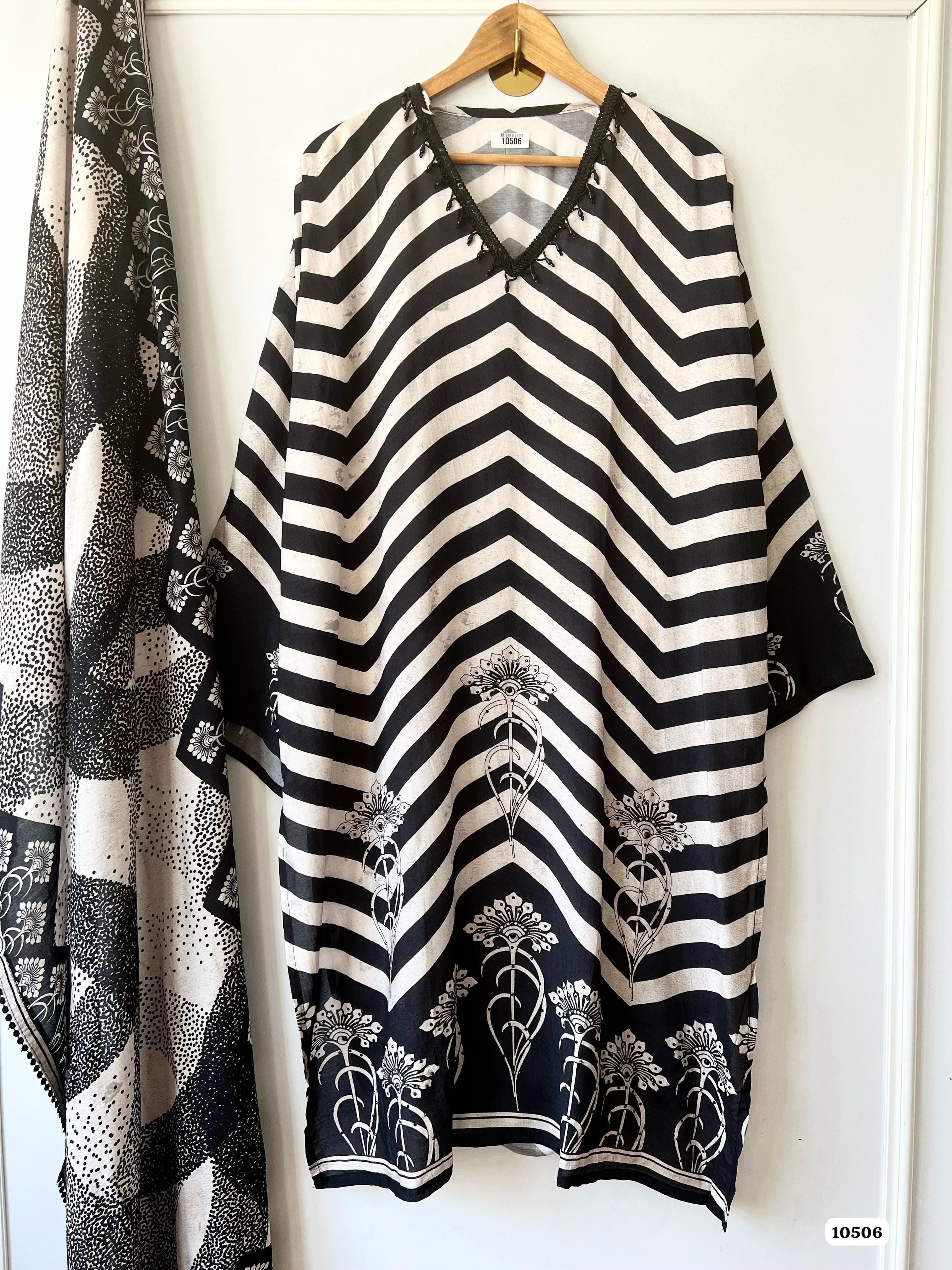 Pure muslin semistitched {10506}