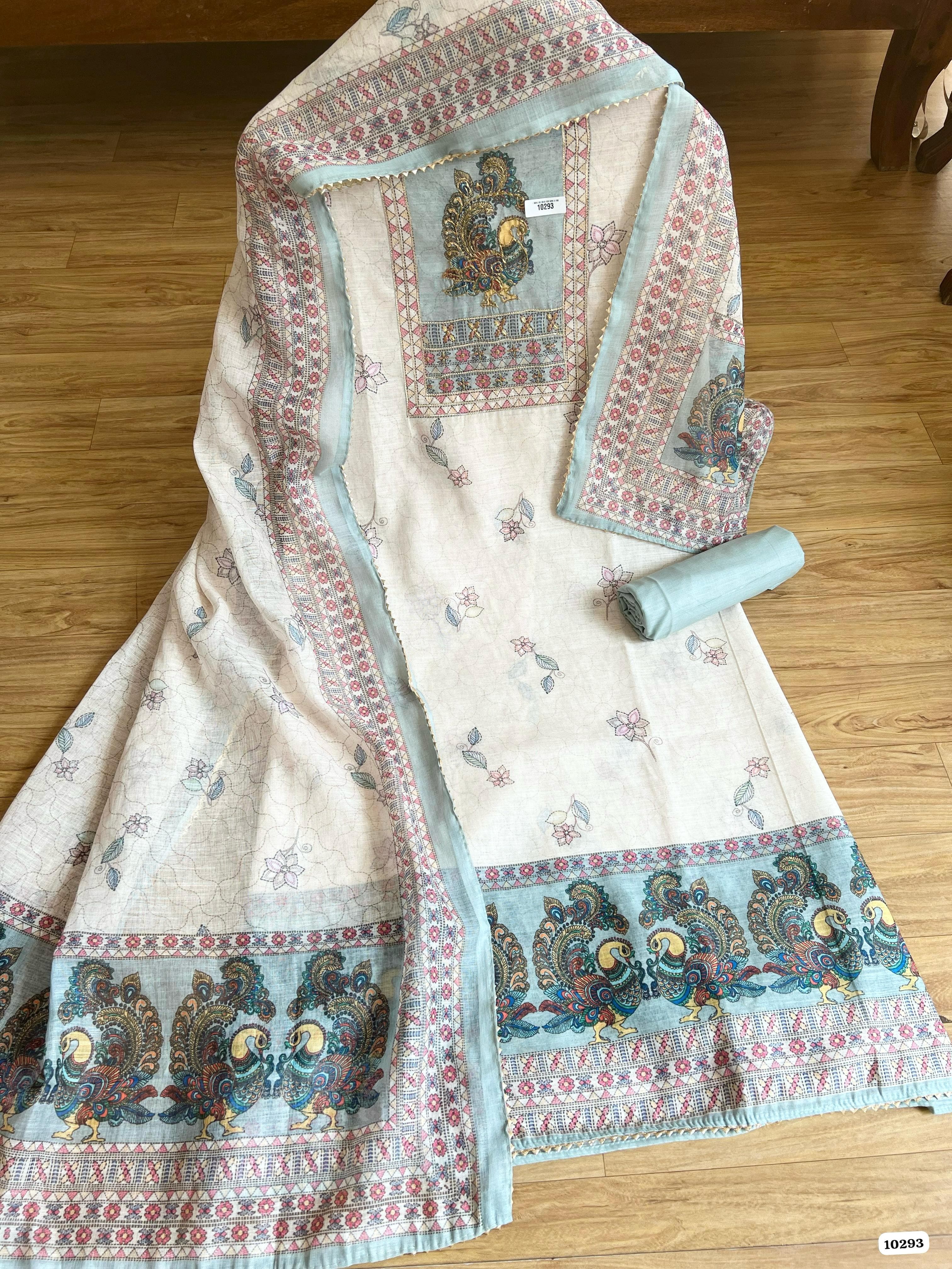 Pure linen unstitched