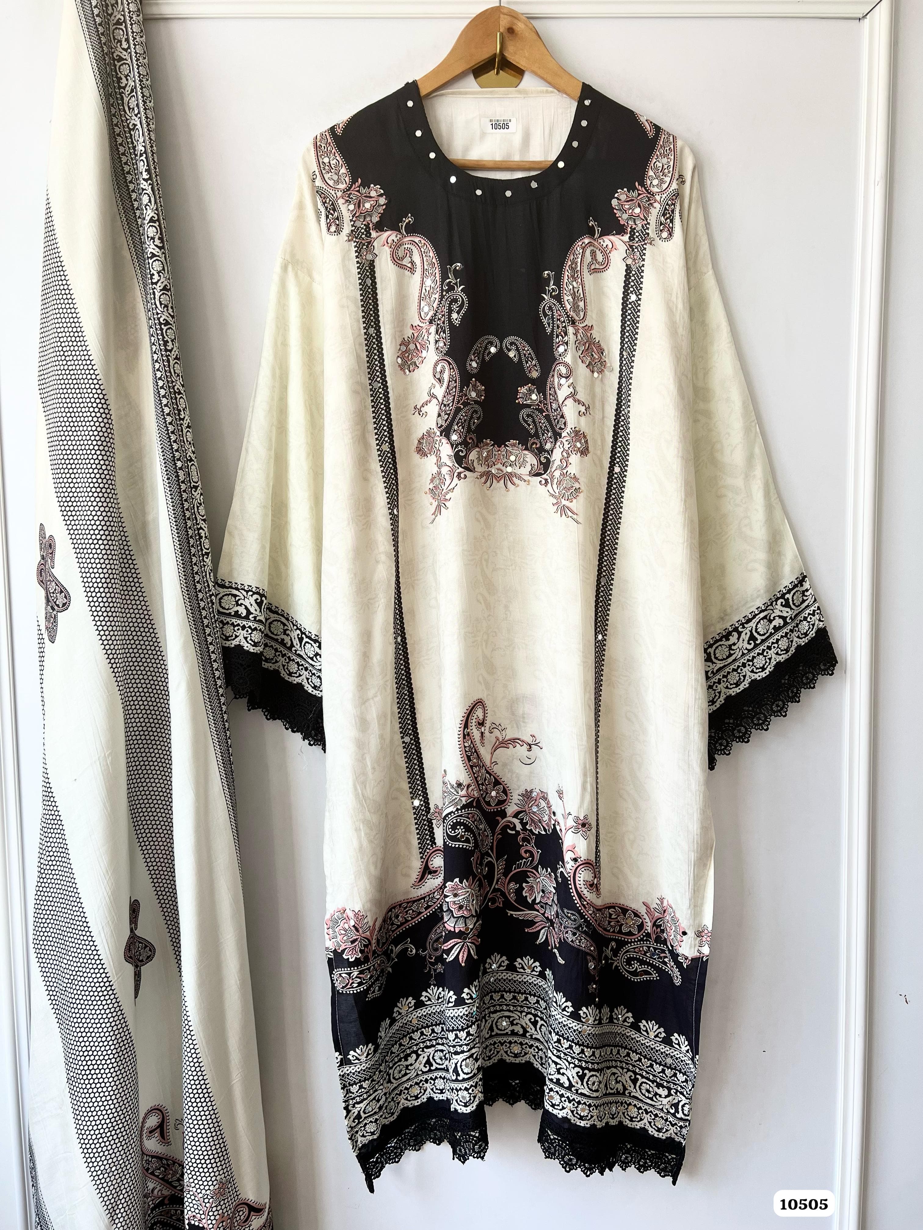 Pure muslin Pakistani printed semi stitch