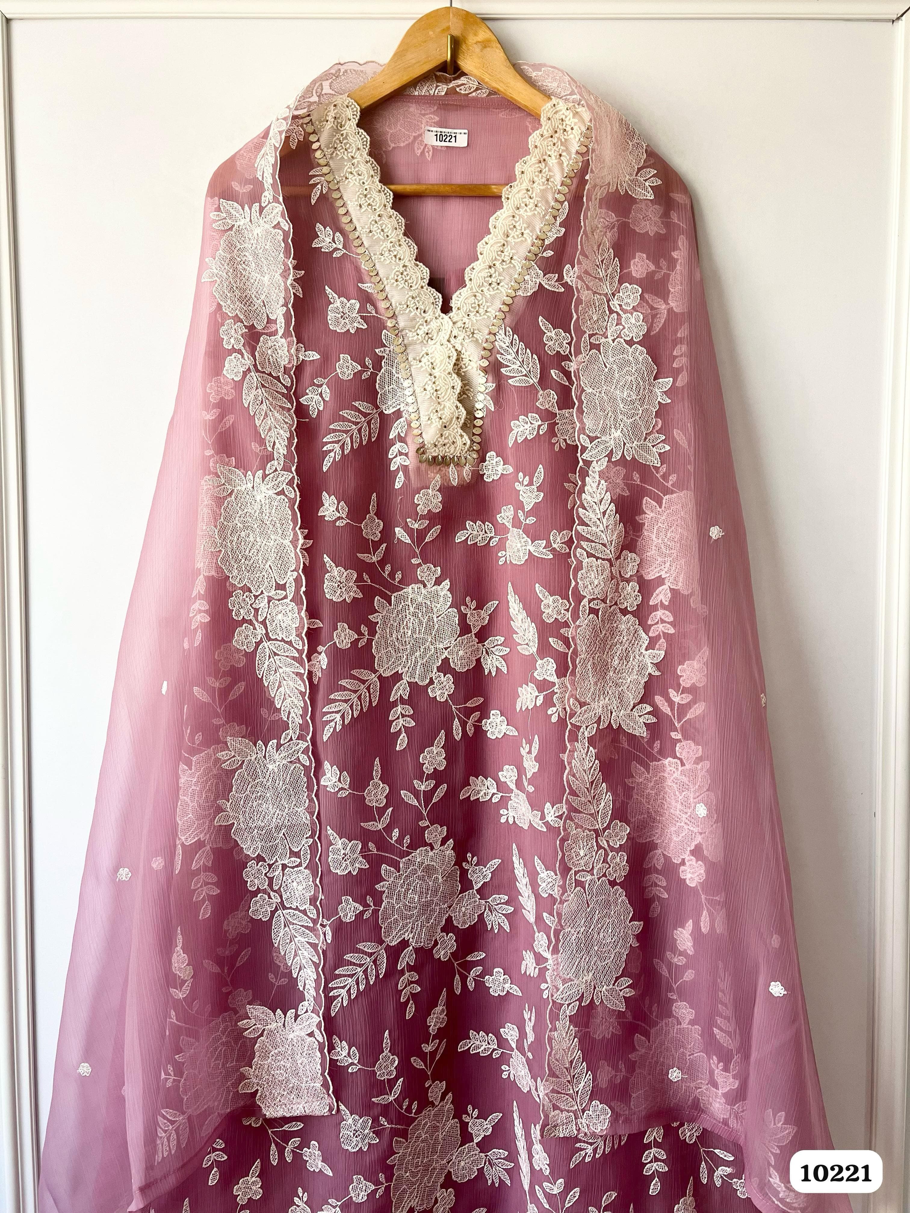 Pure organza unstitched {10221}