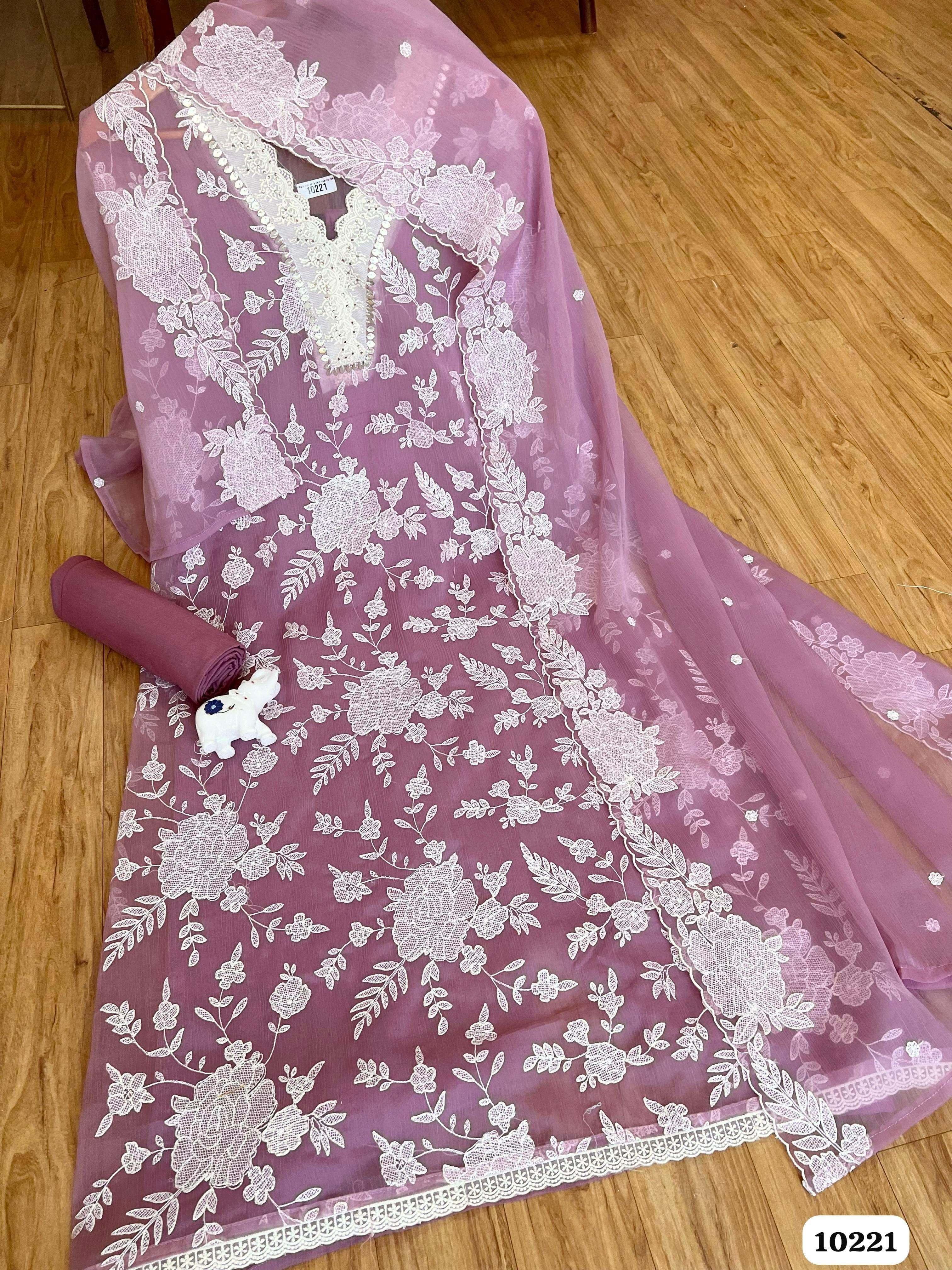 Pure organza unstitched {10221}