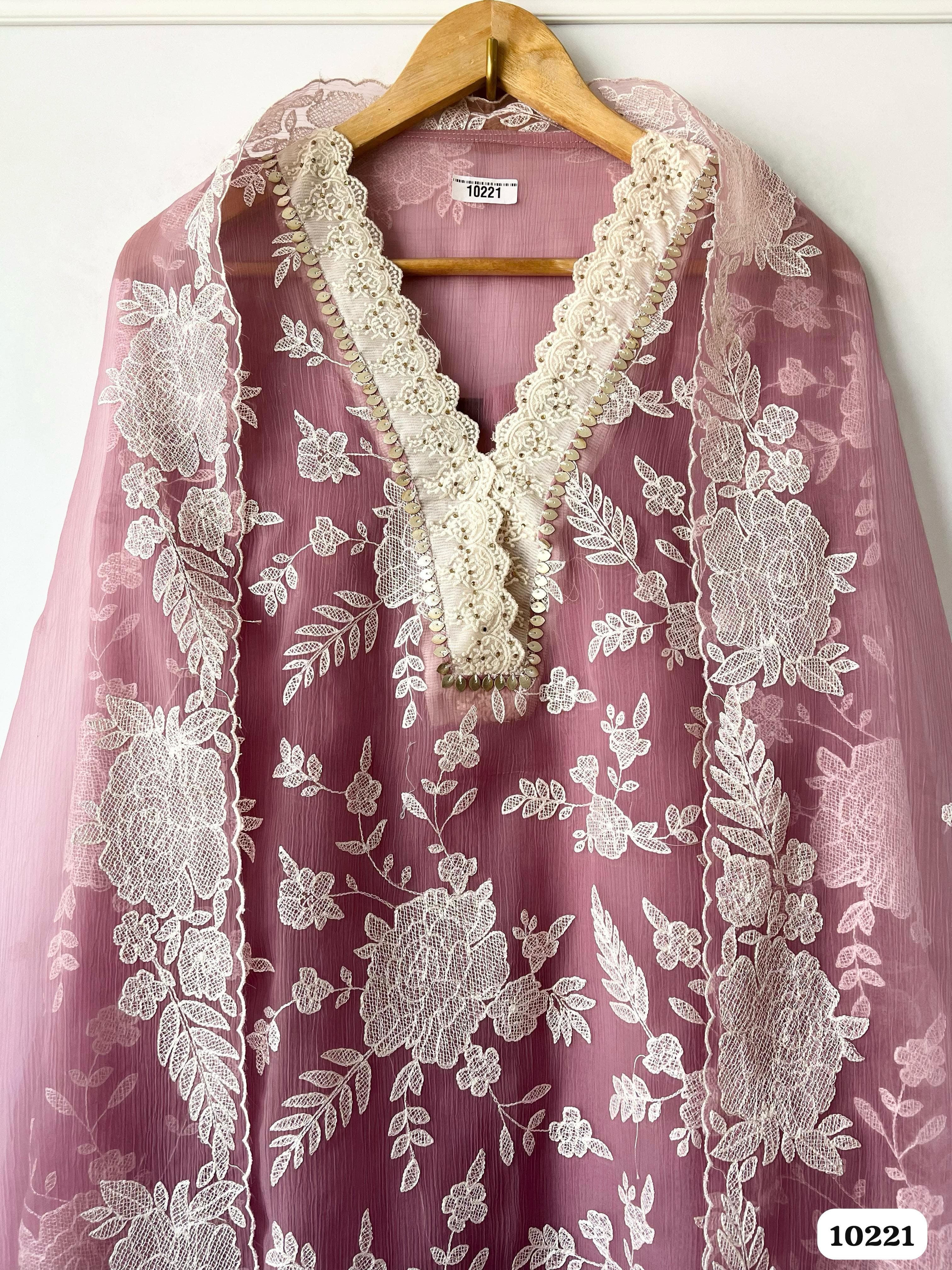 Pure organza unstitched {10221}