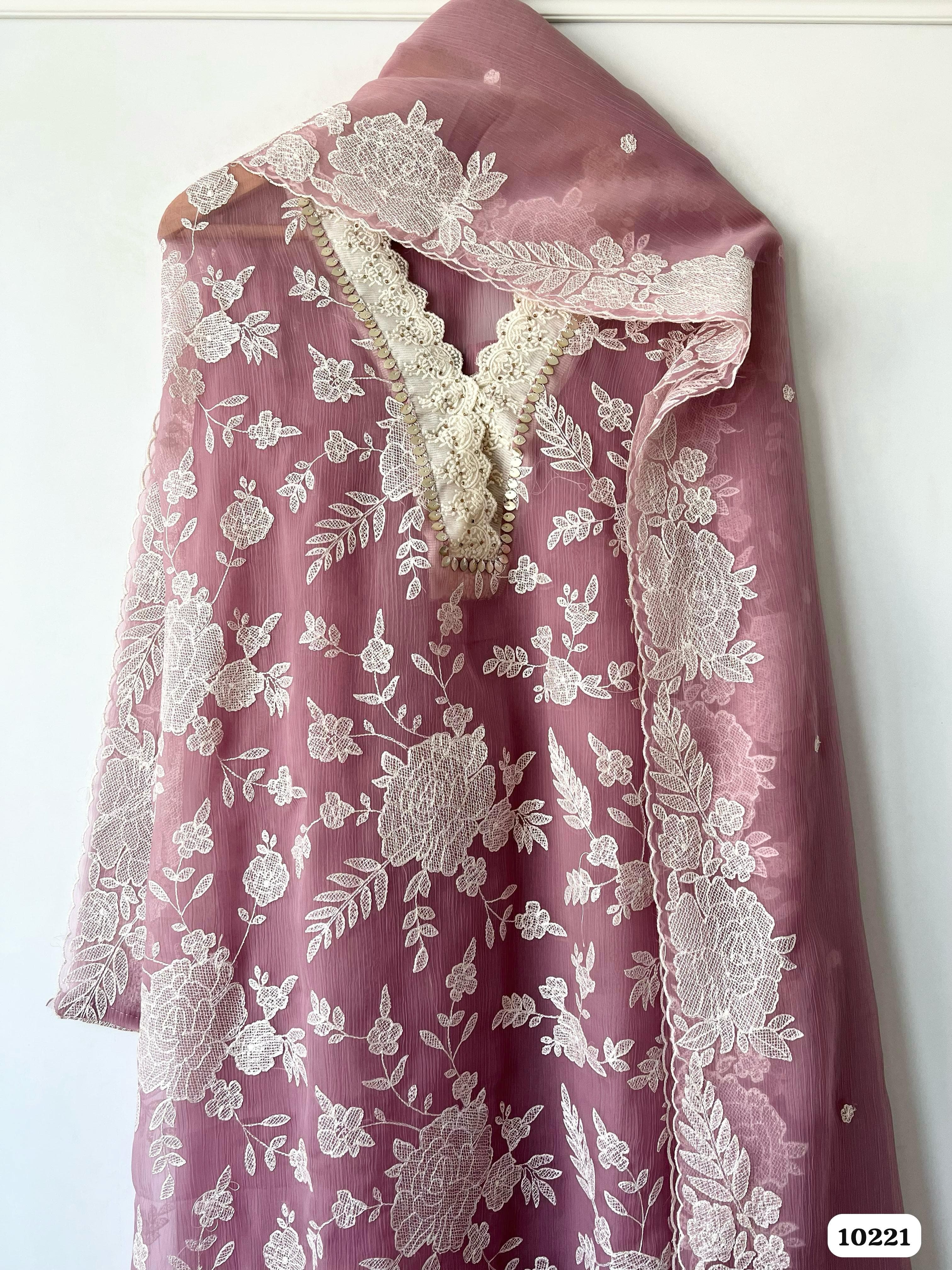 Pure organza unstitched {10221}