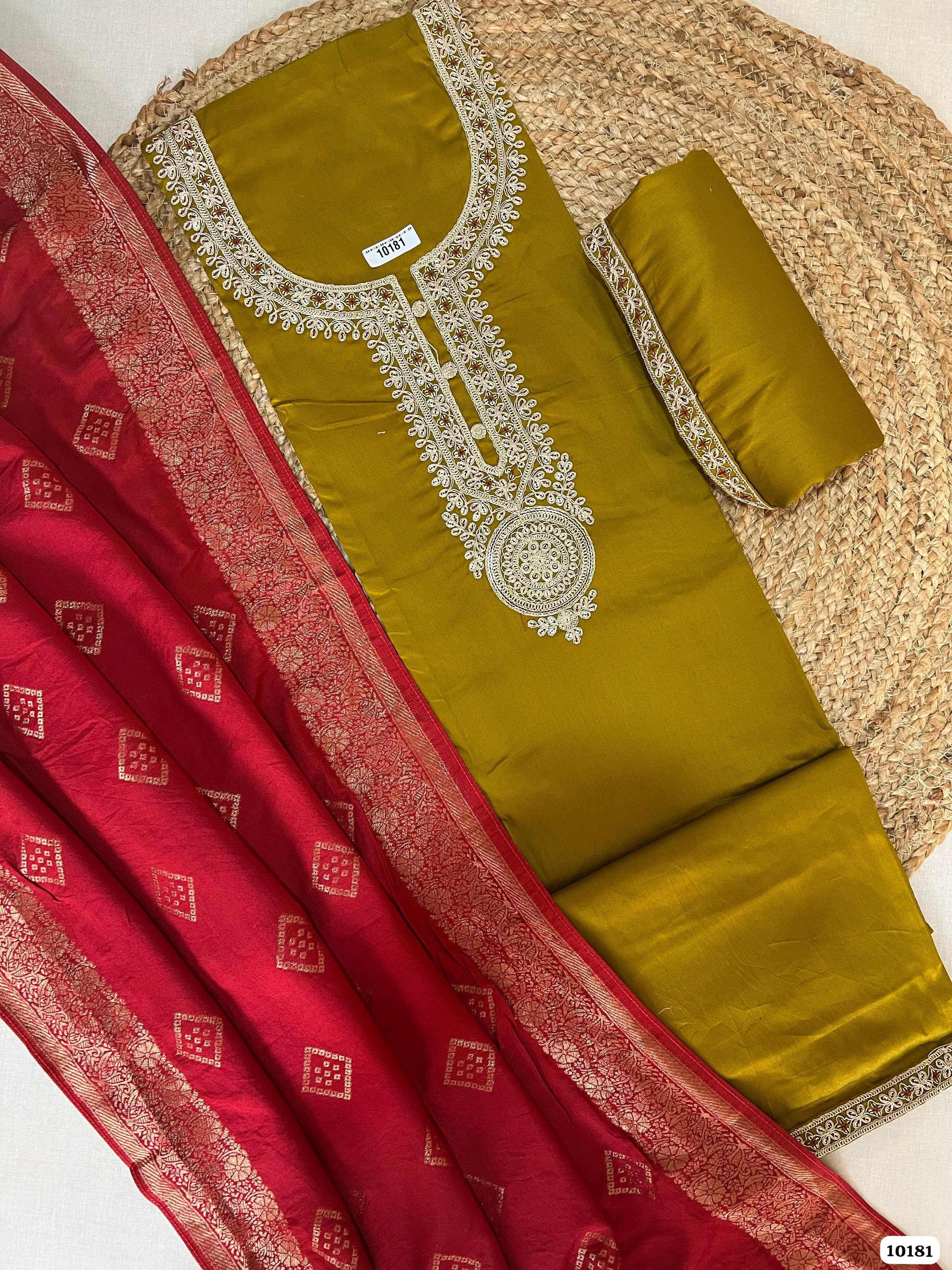 Pure jaam cotton unstitched {10181}