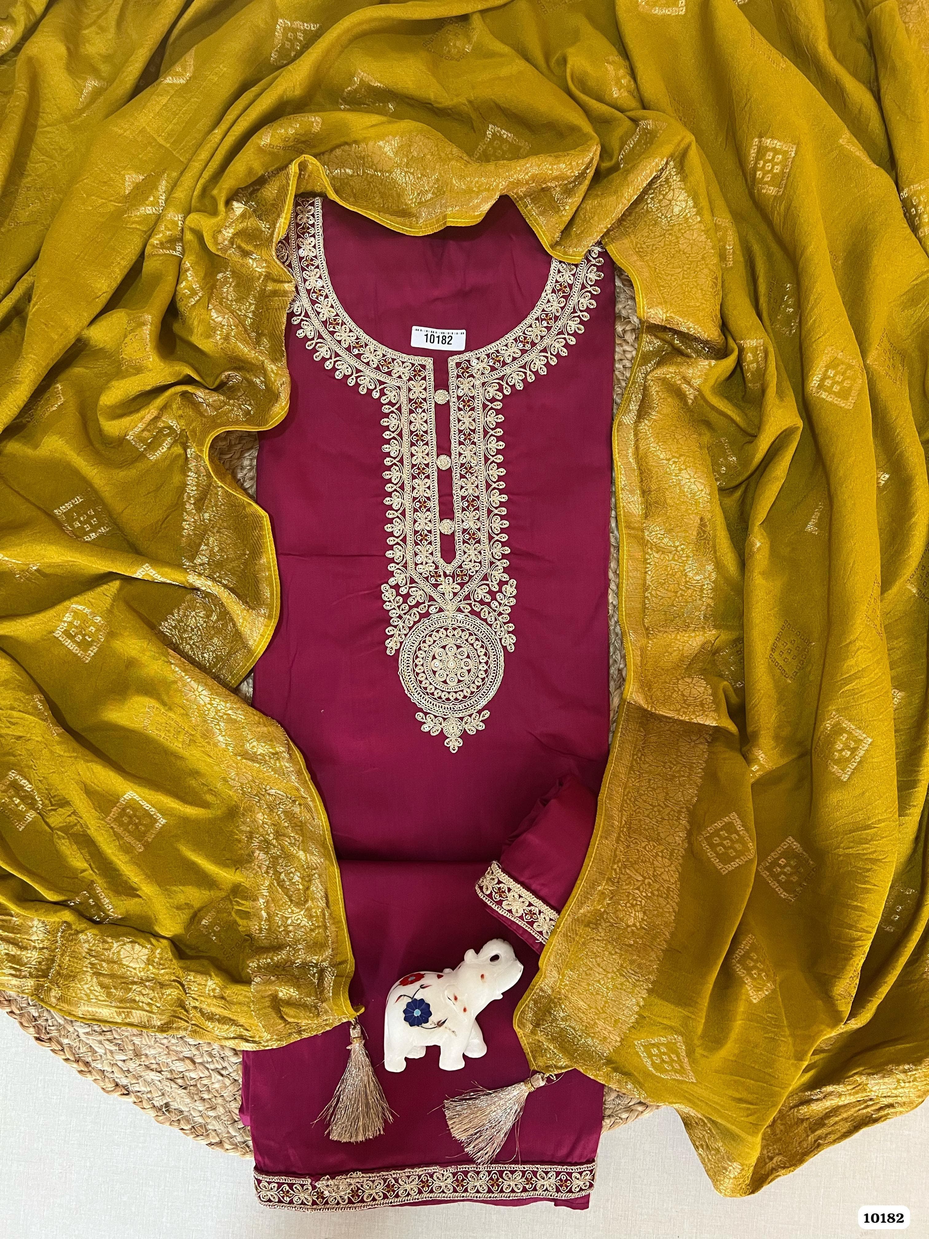 Pure jaam cotton unstitched {10182}