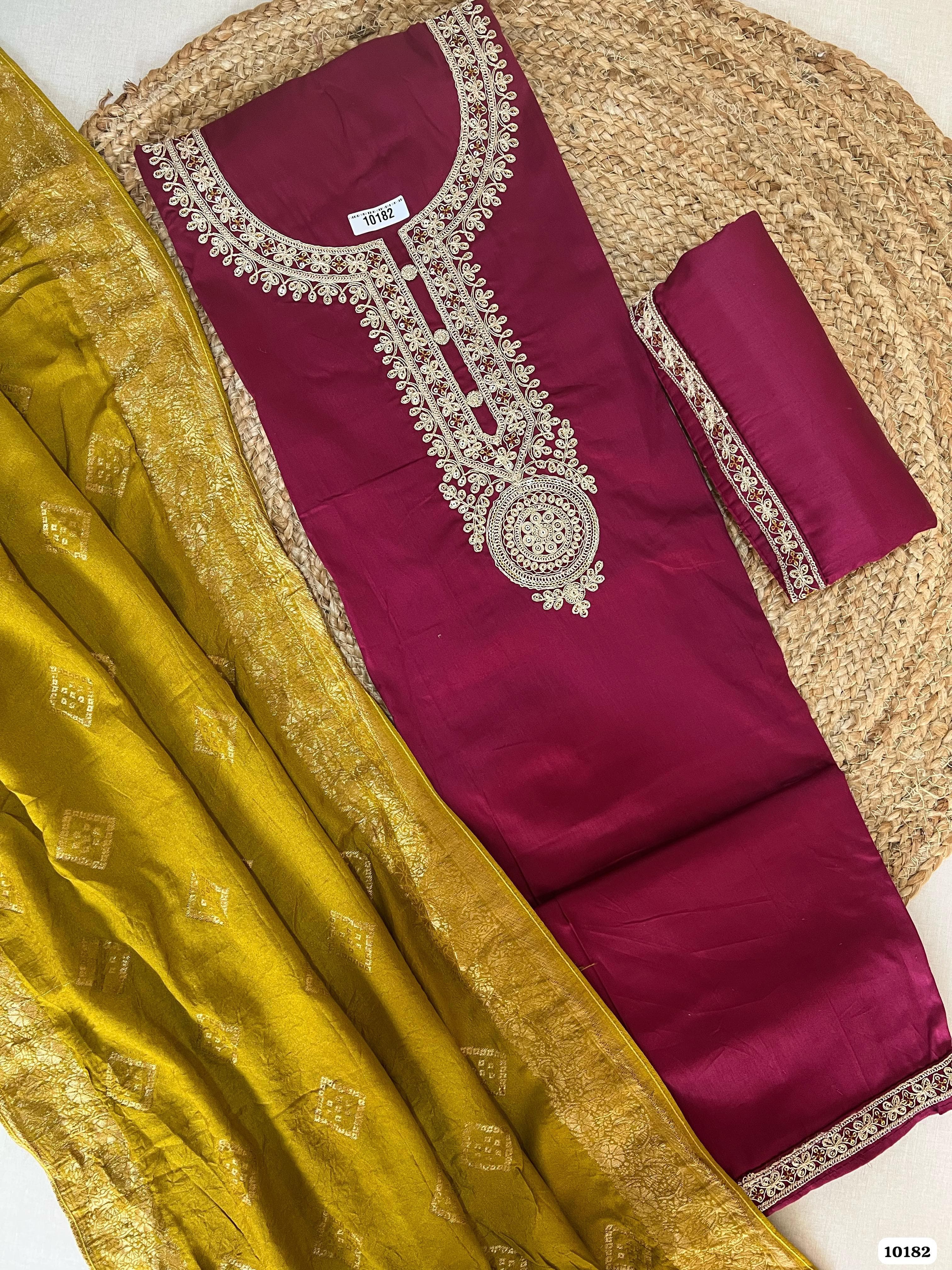 Pure jaam cotton unstitched {10182}