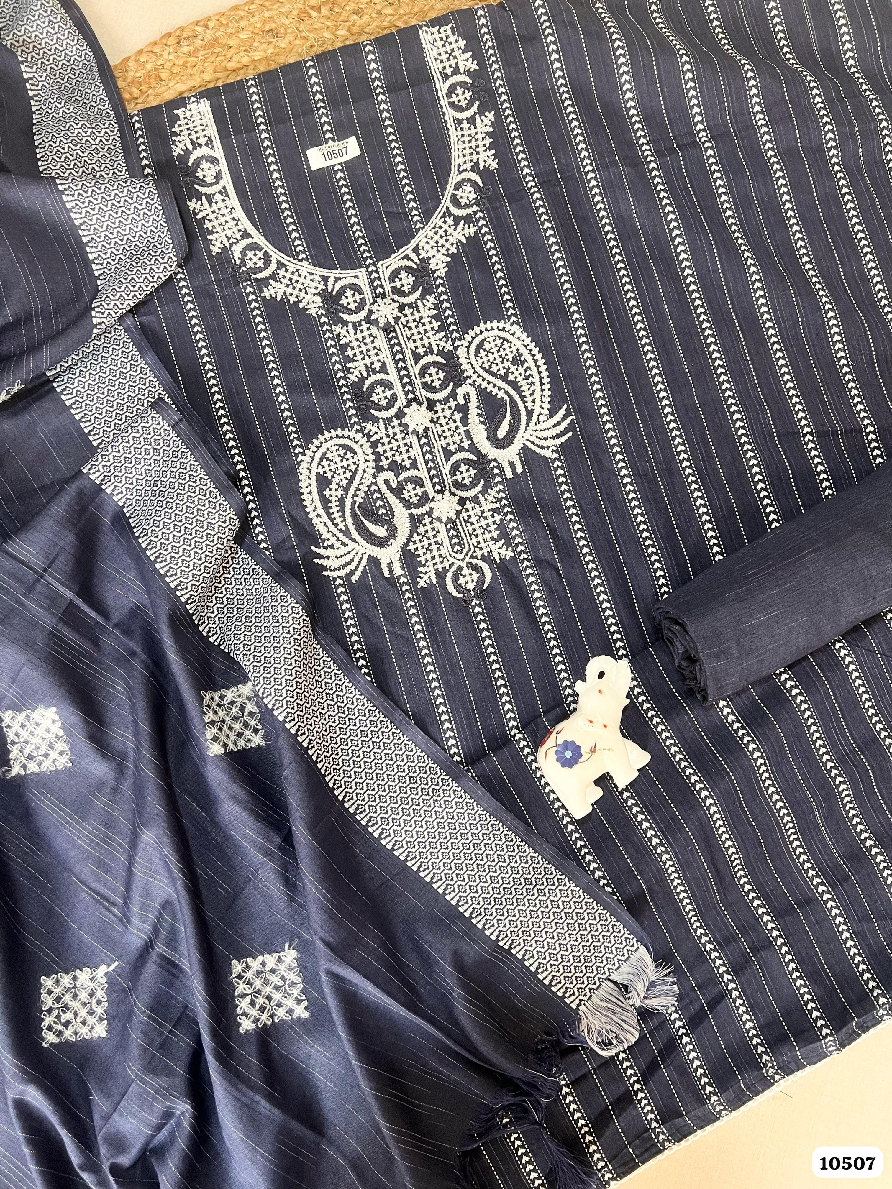 Pure cotton handloom unstitched {10507}