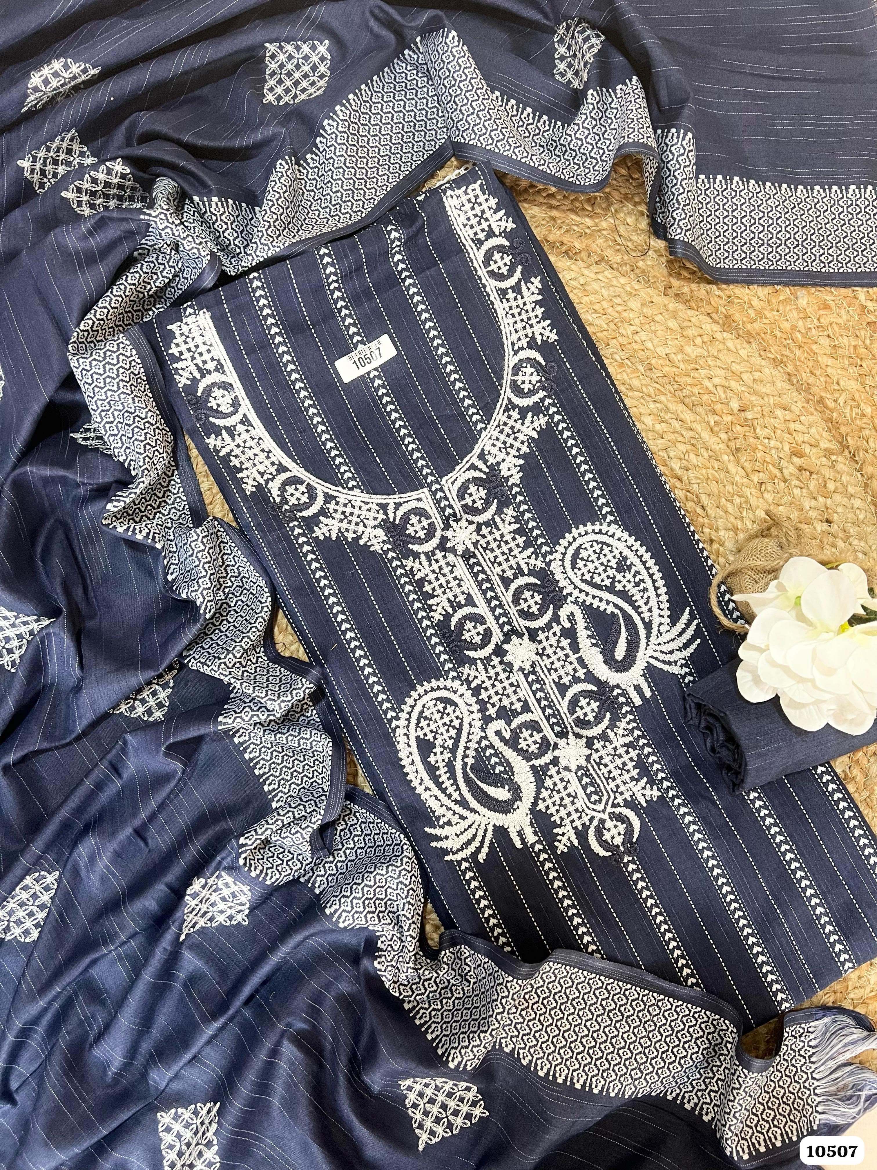 Pure cotton handloom unstitched {10507}