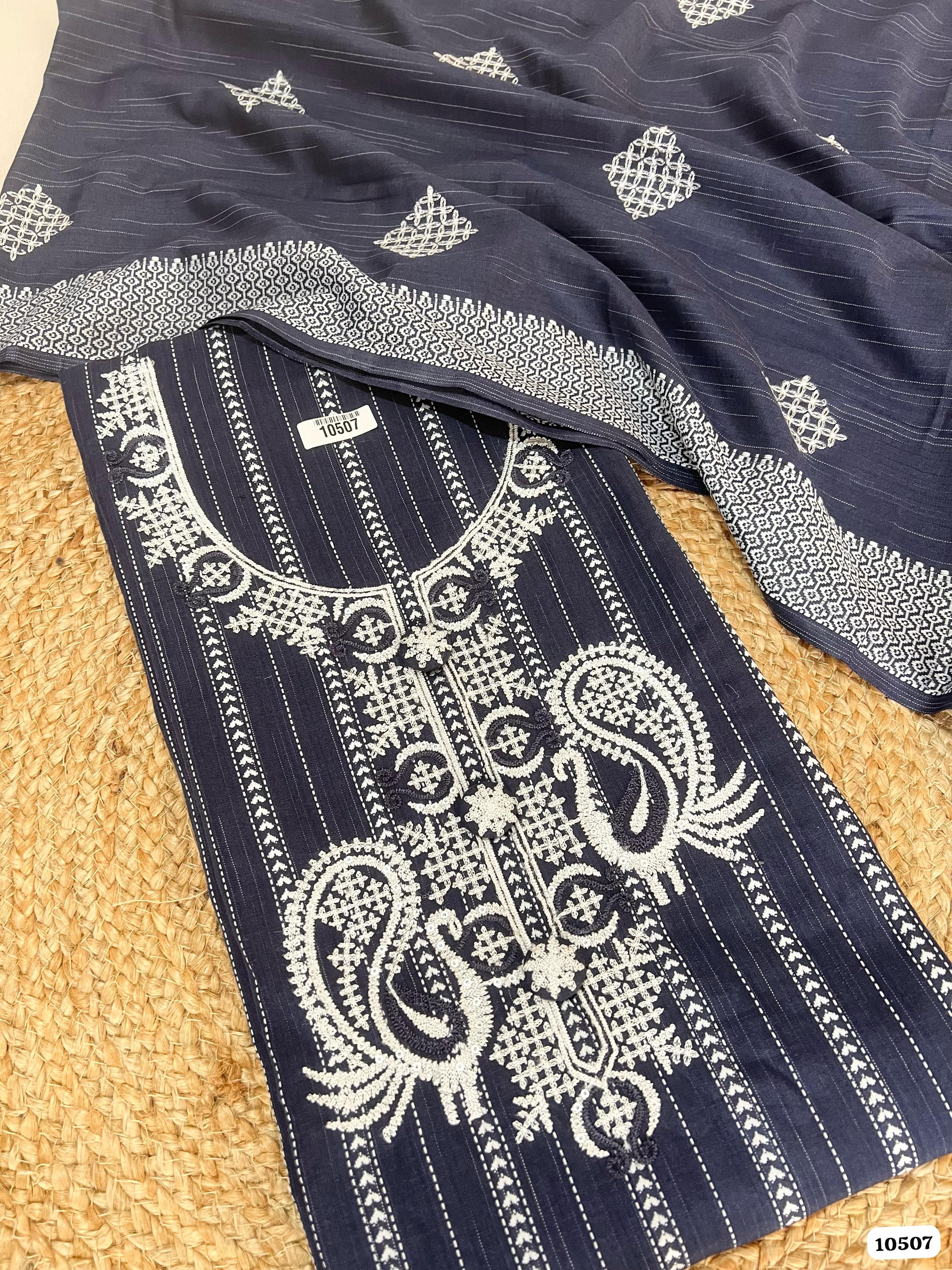Pure cotton handloom unstitched {10507}