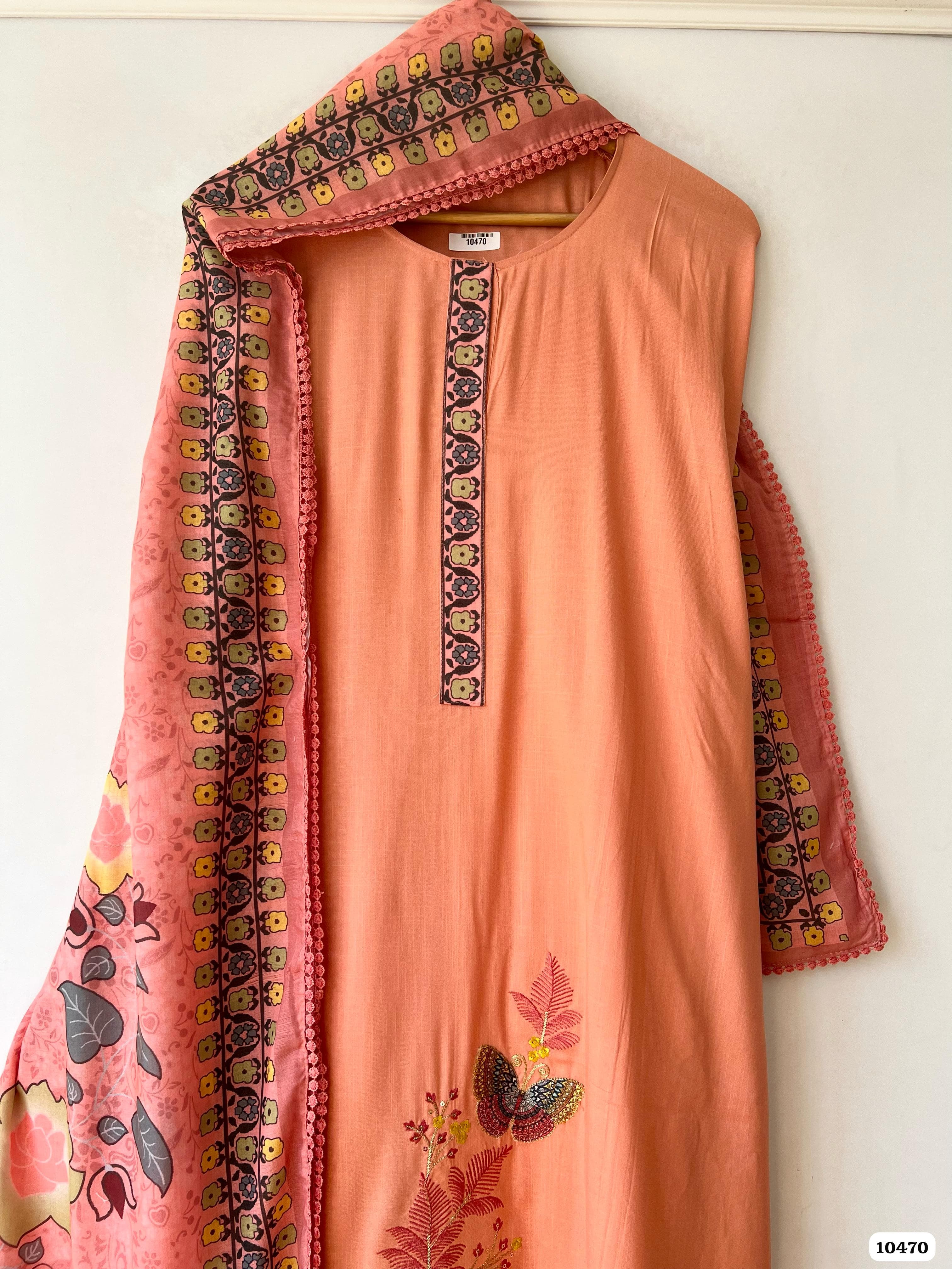 Pure slub cotton unstitched