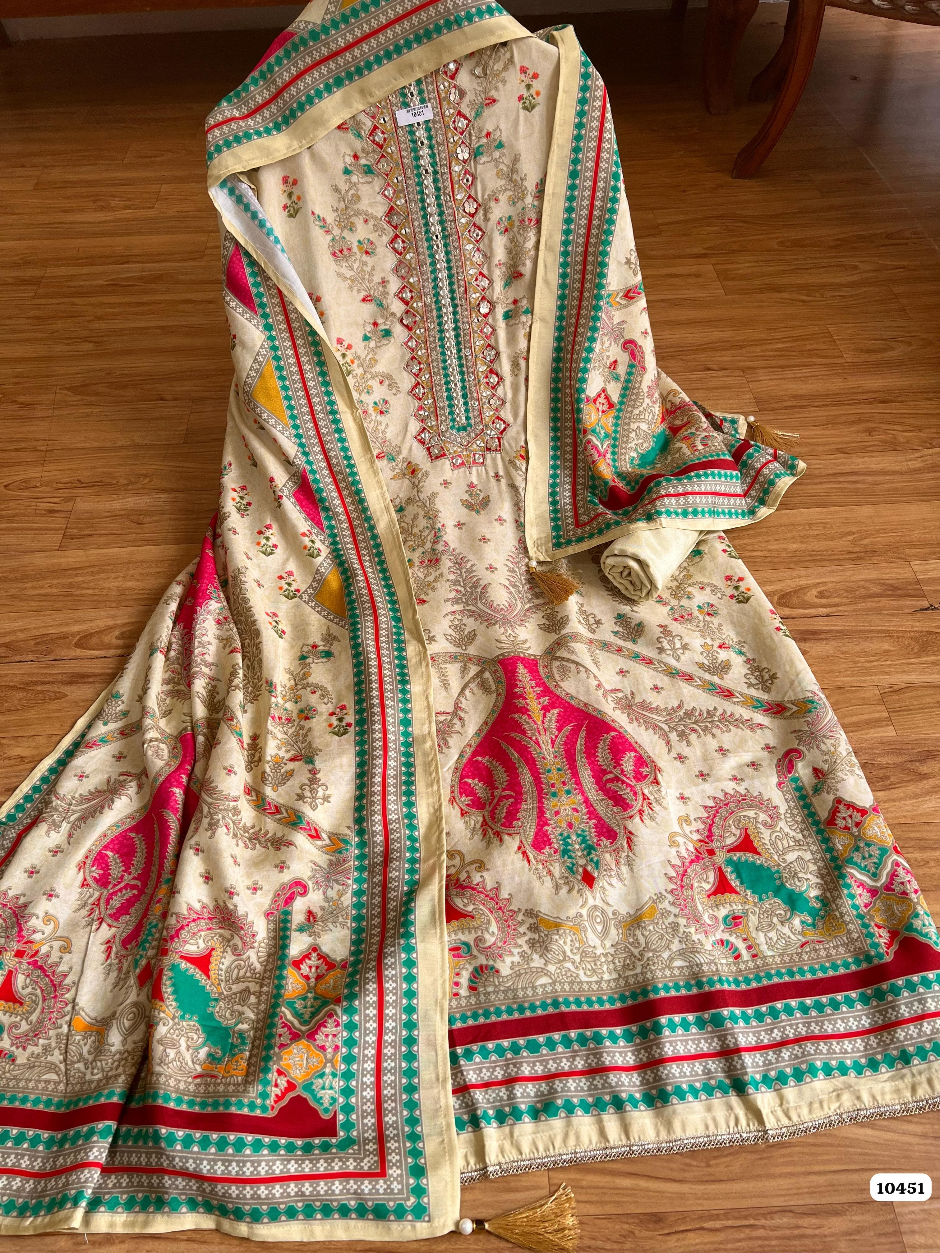 Pure muslin unstitched