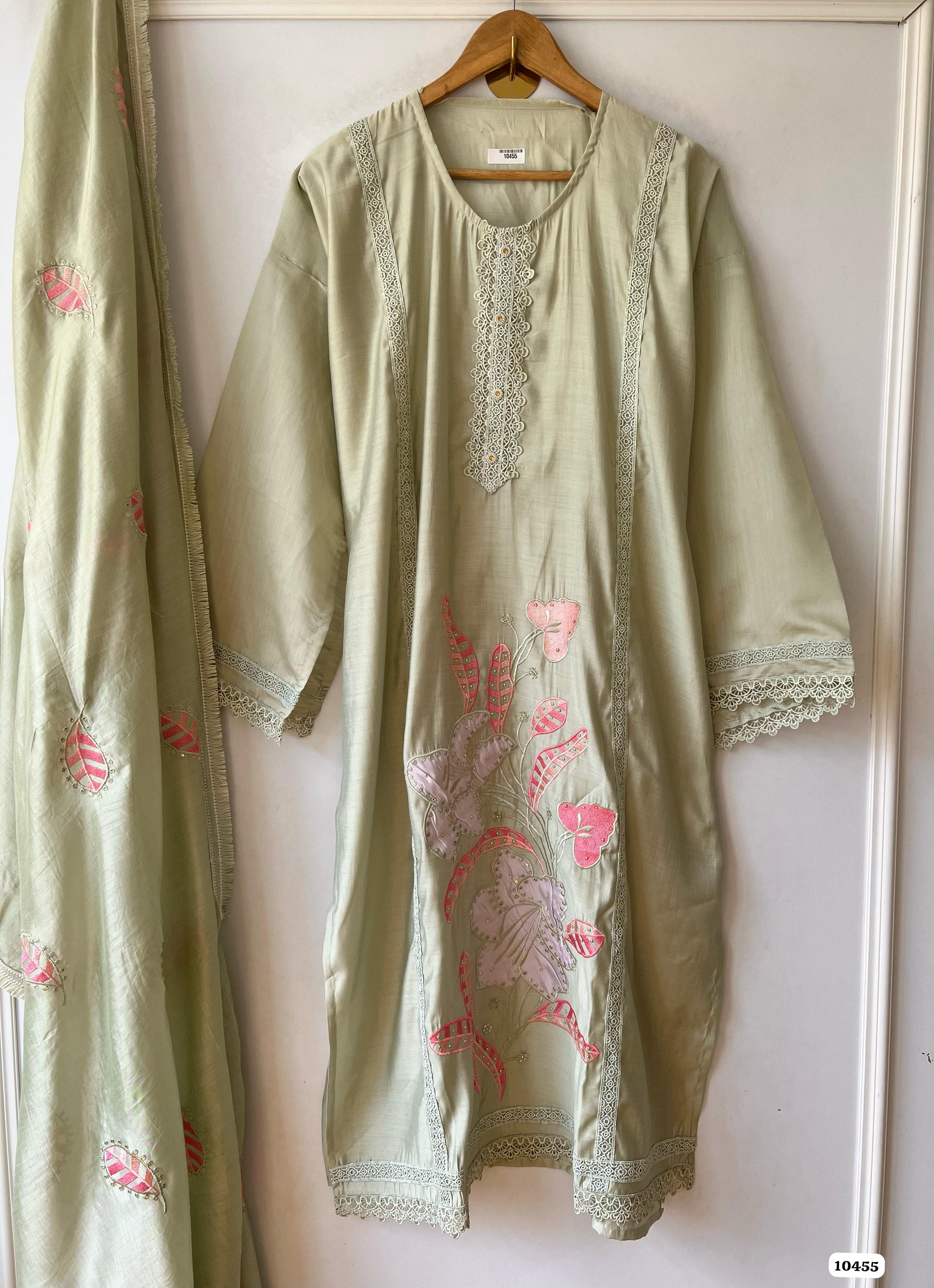 Pure modal muslin semi stitched