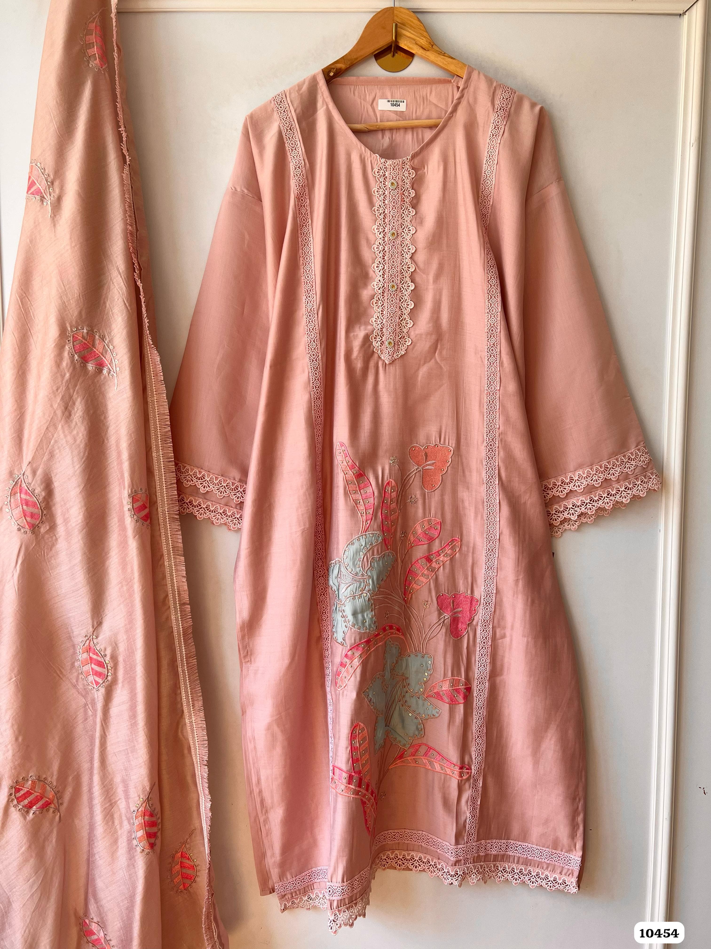 Pure modal muslin semi stitched
