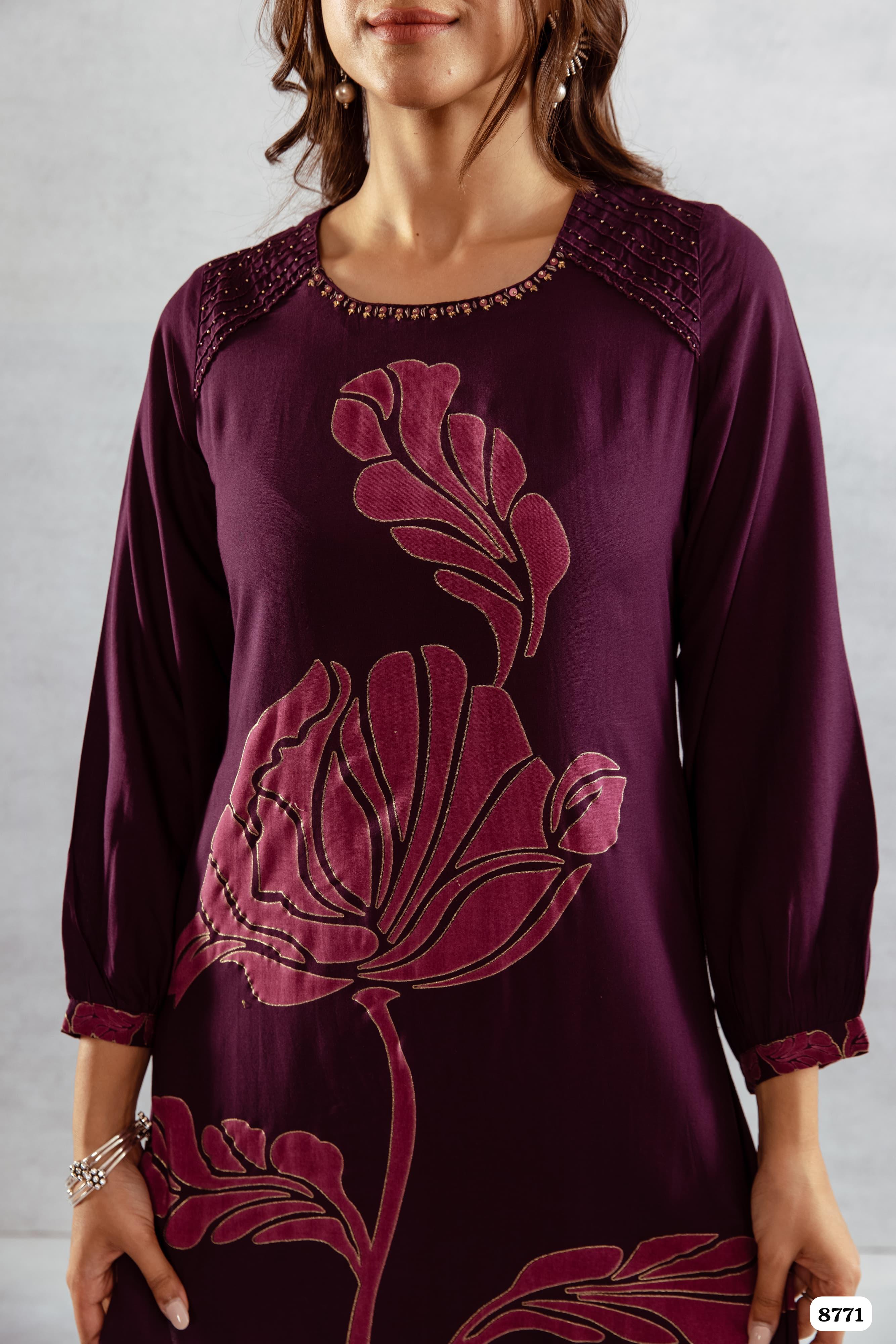 Pure German Reyon Readymade co-ord {8771}