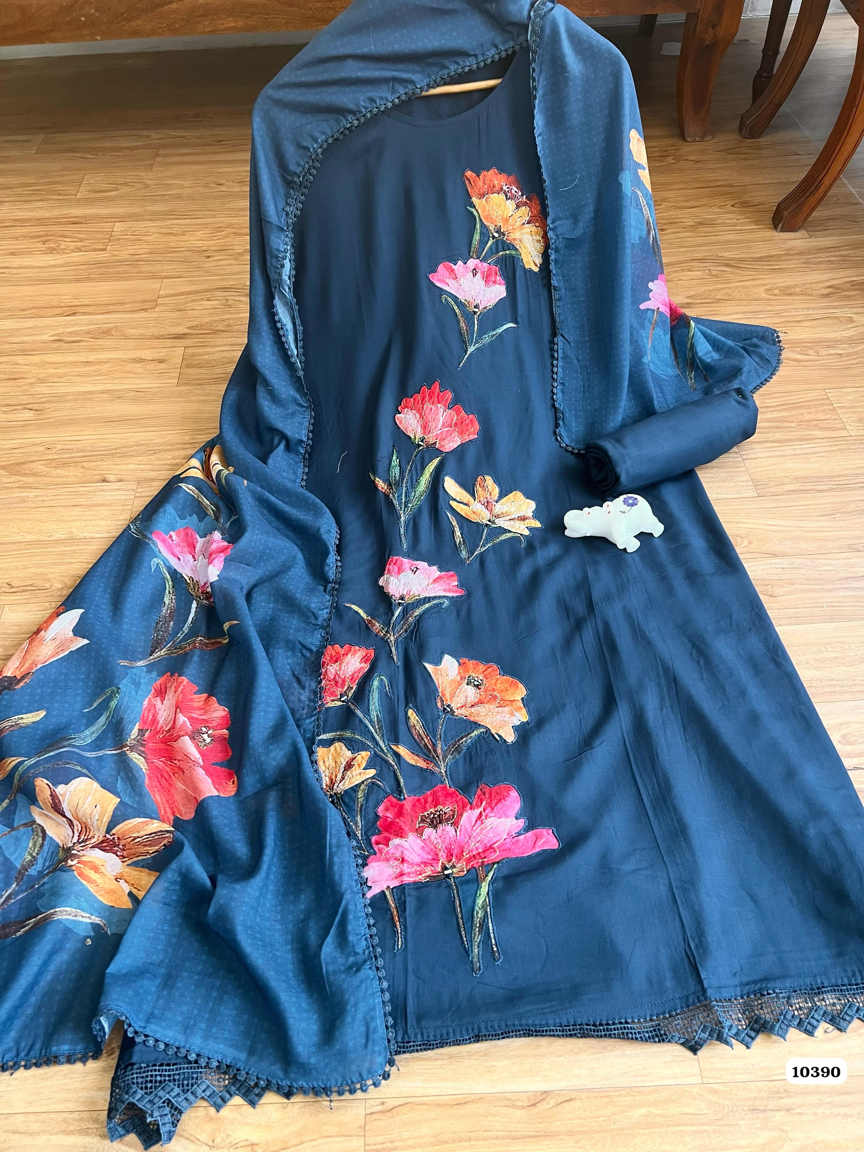 Pure cotton slub unstitched