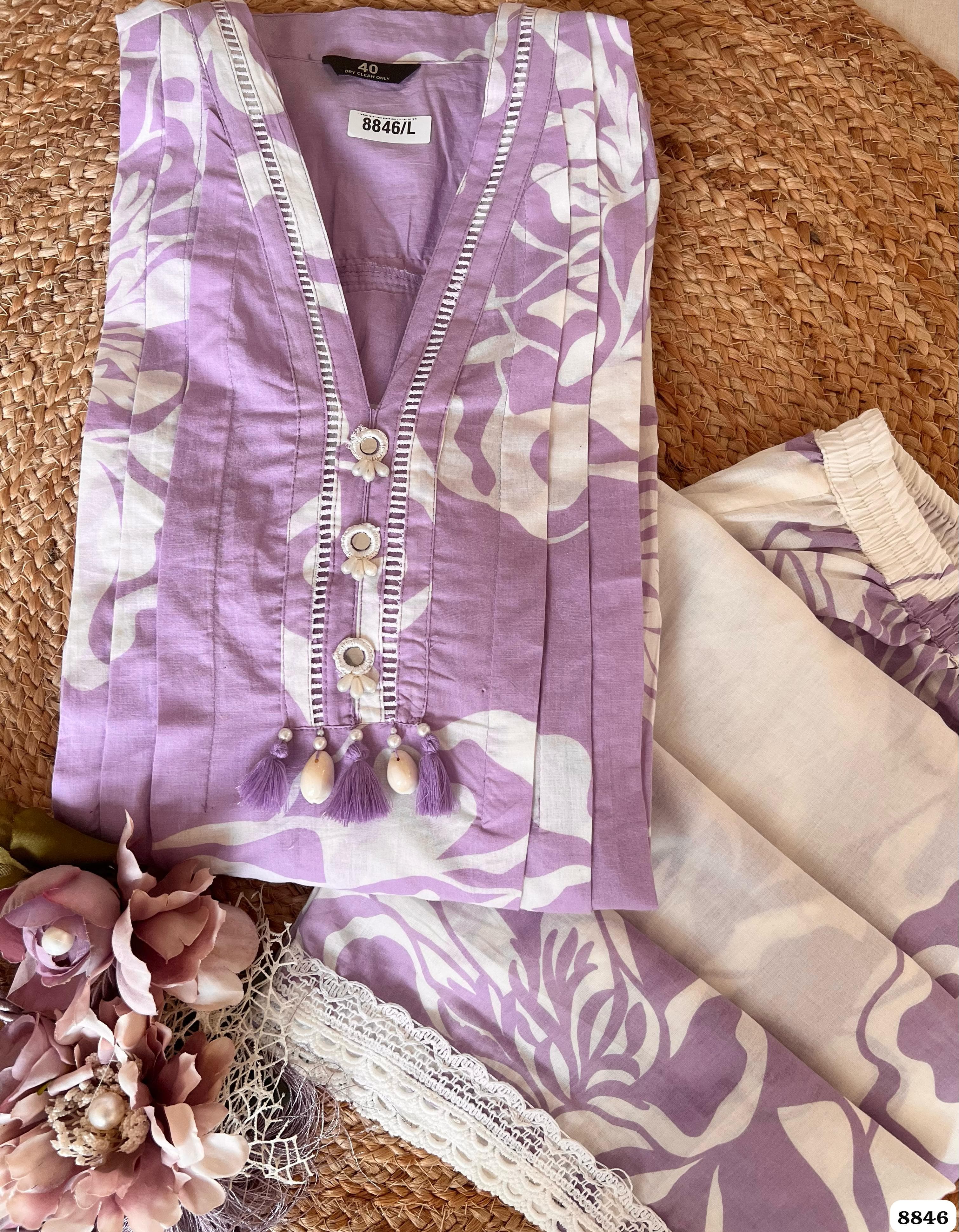 Pure cotton printed Readymade co-ord {8846}