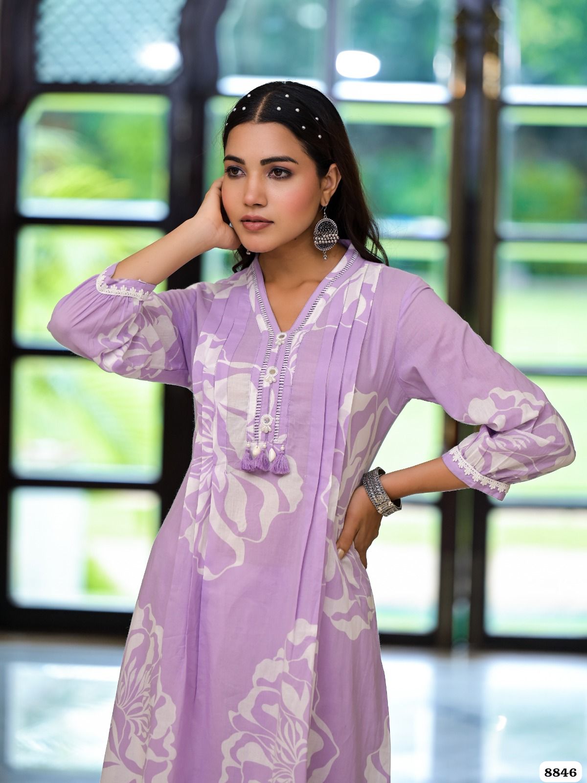 Pure cotton printed Readymade co-ord {8846}