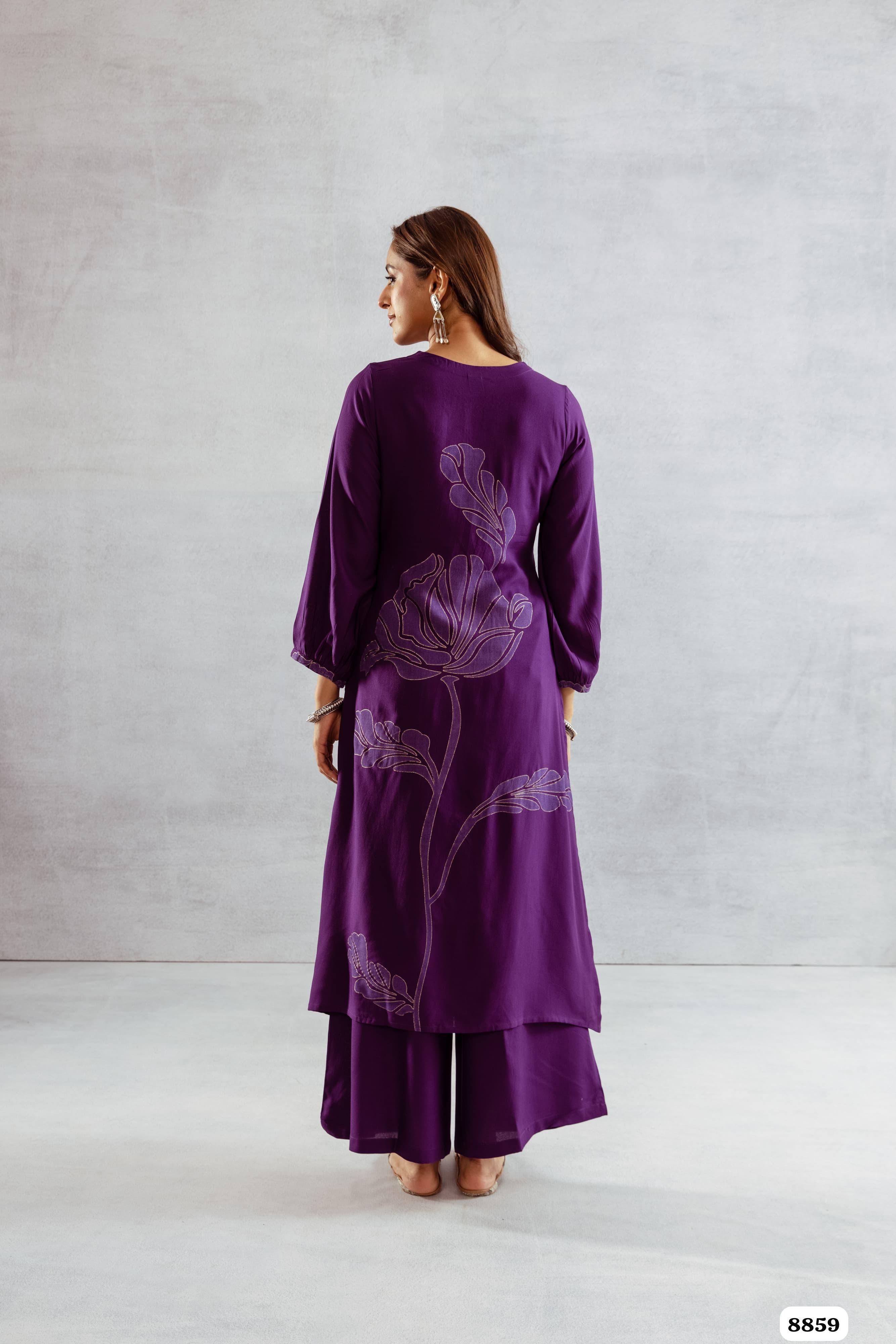 Pure German Reyon printed Readymade co-ord {8859}