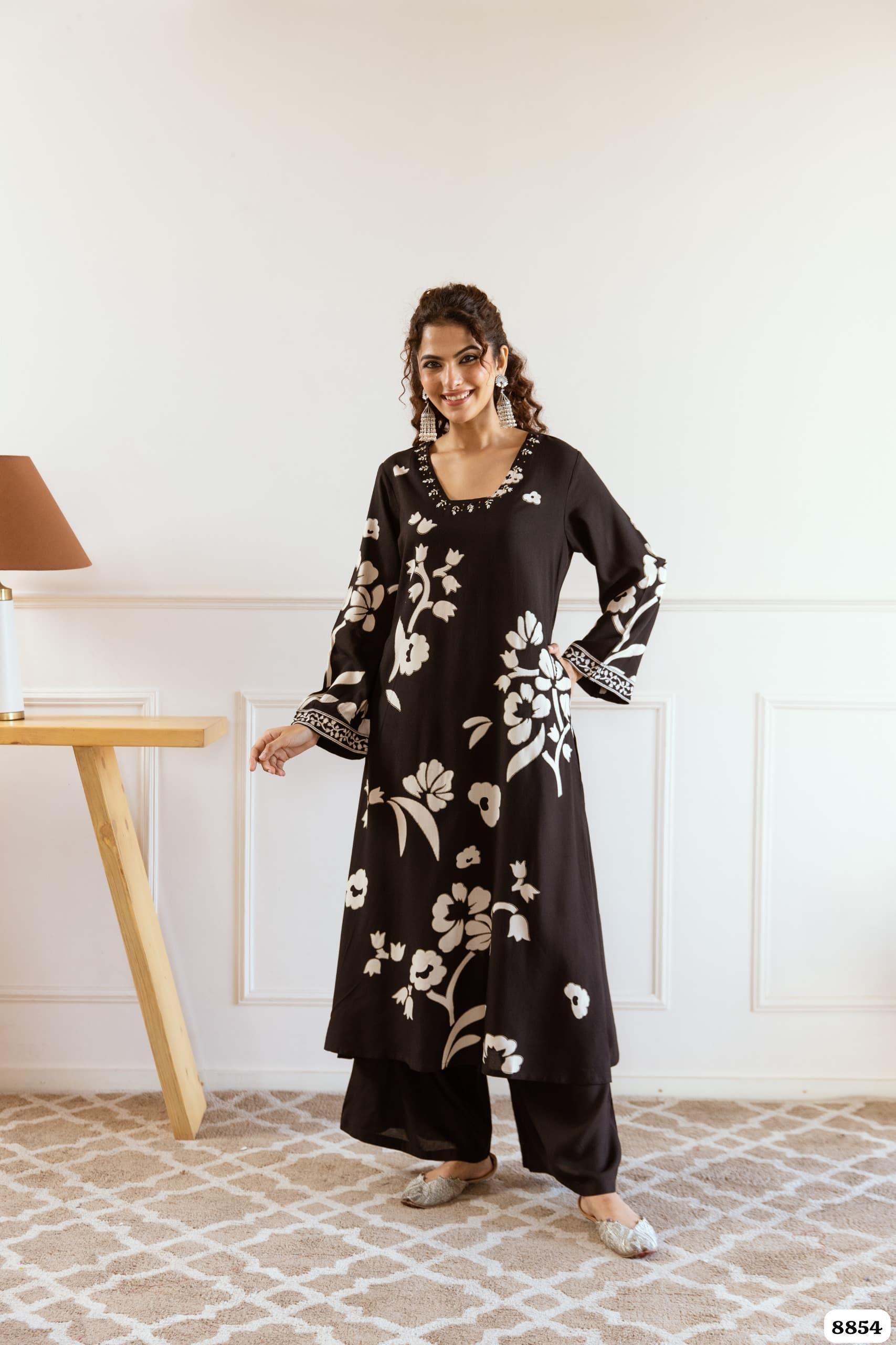 Pure German Reyon Readymade co-ord {8854}