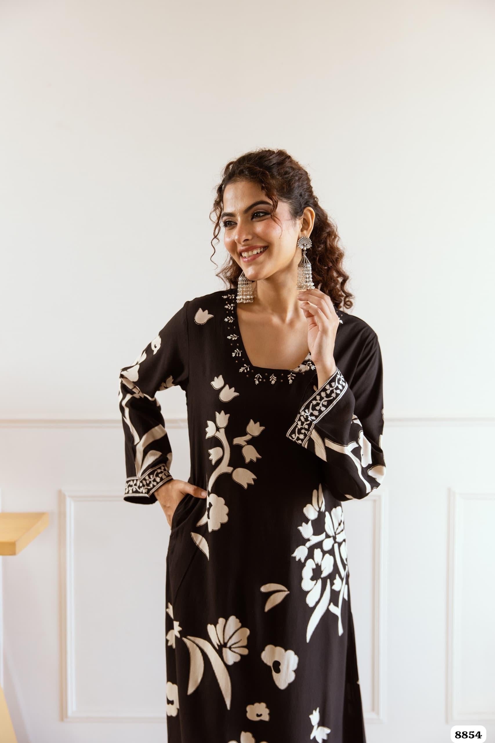 Pure German Reyon Readymade co-ord {8854}