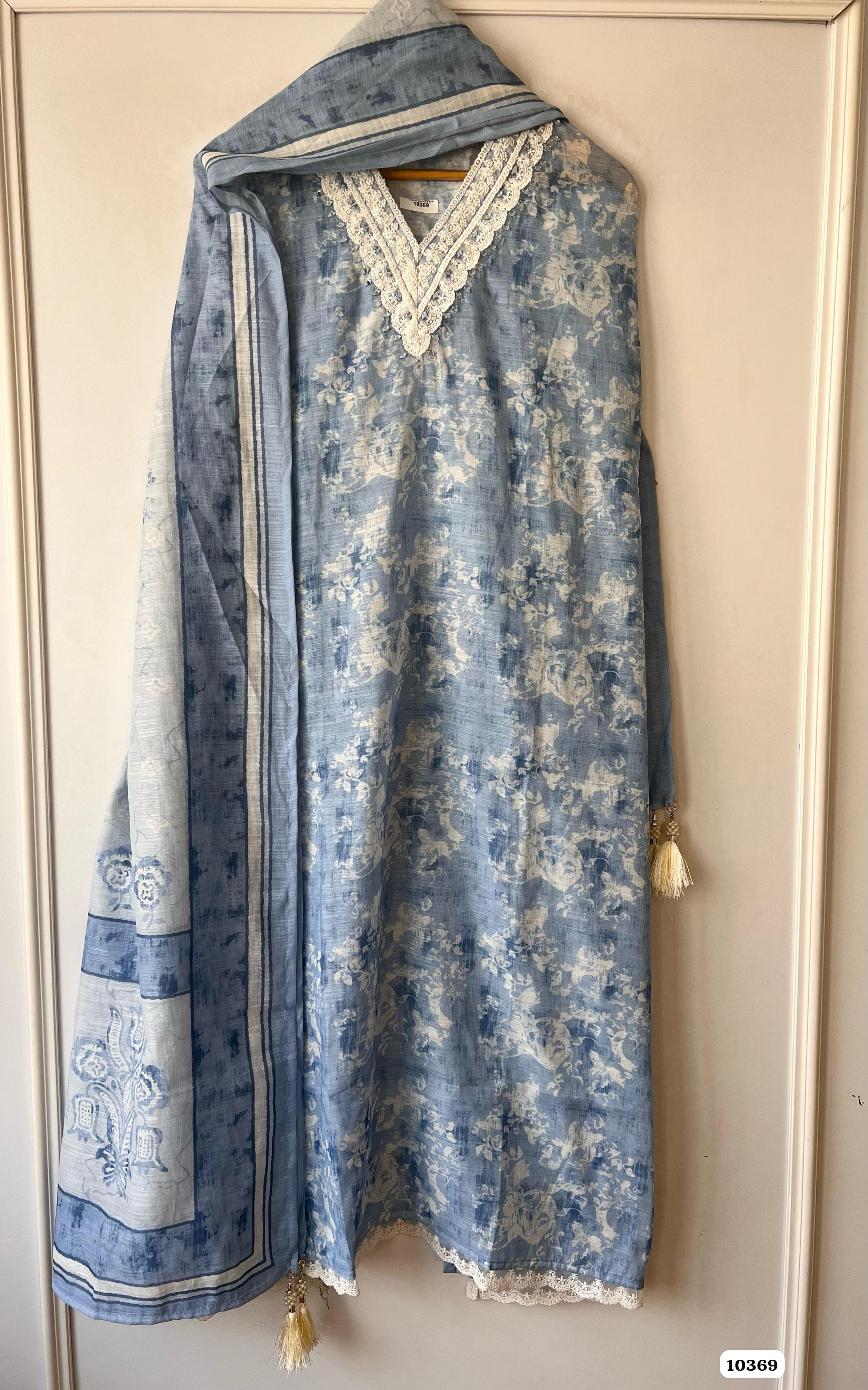 Pure linen cotton unstitched