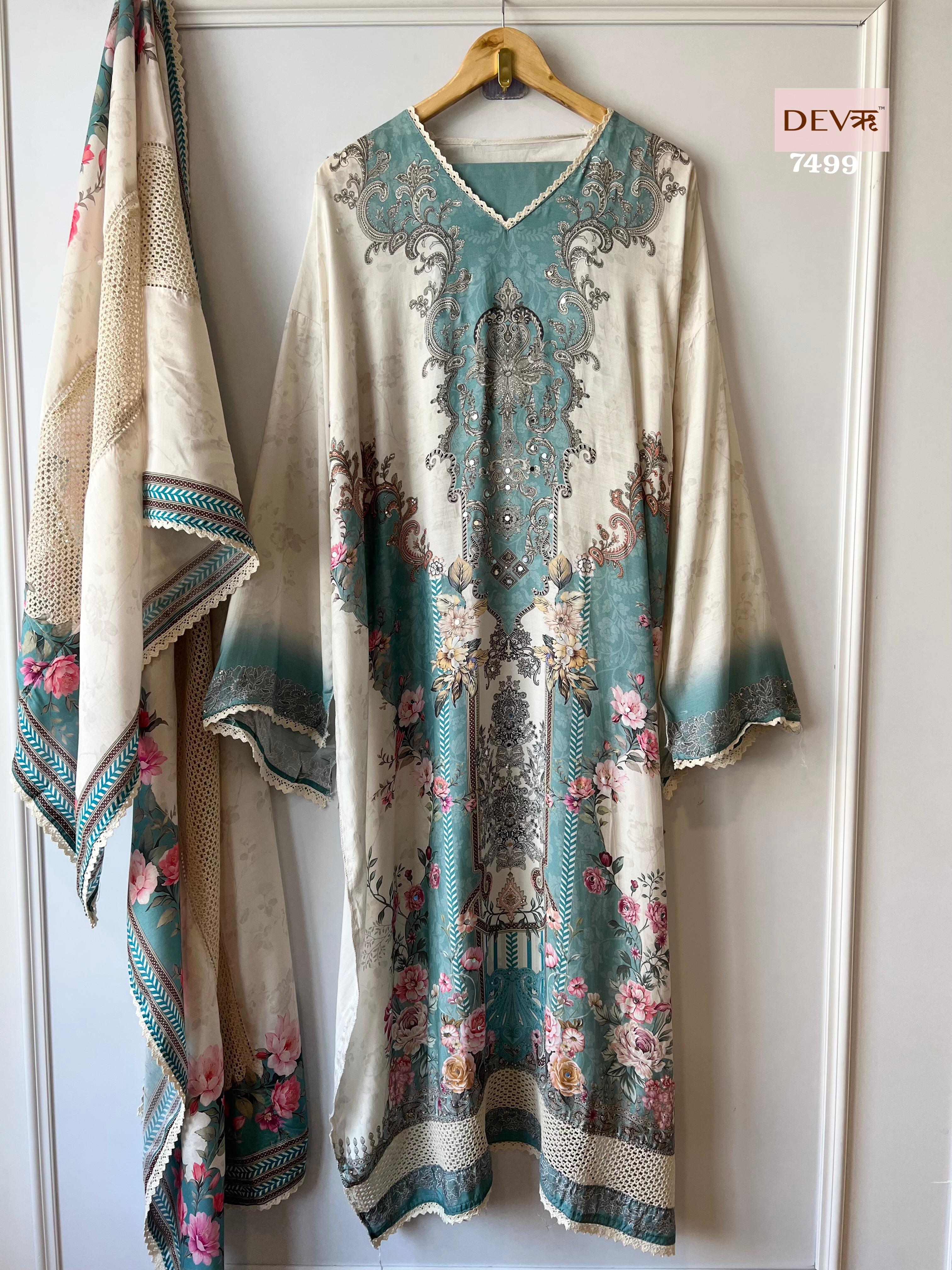 Muslin Suit Set {7499}