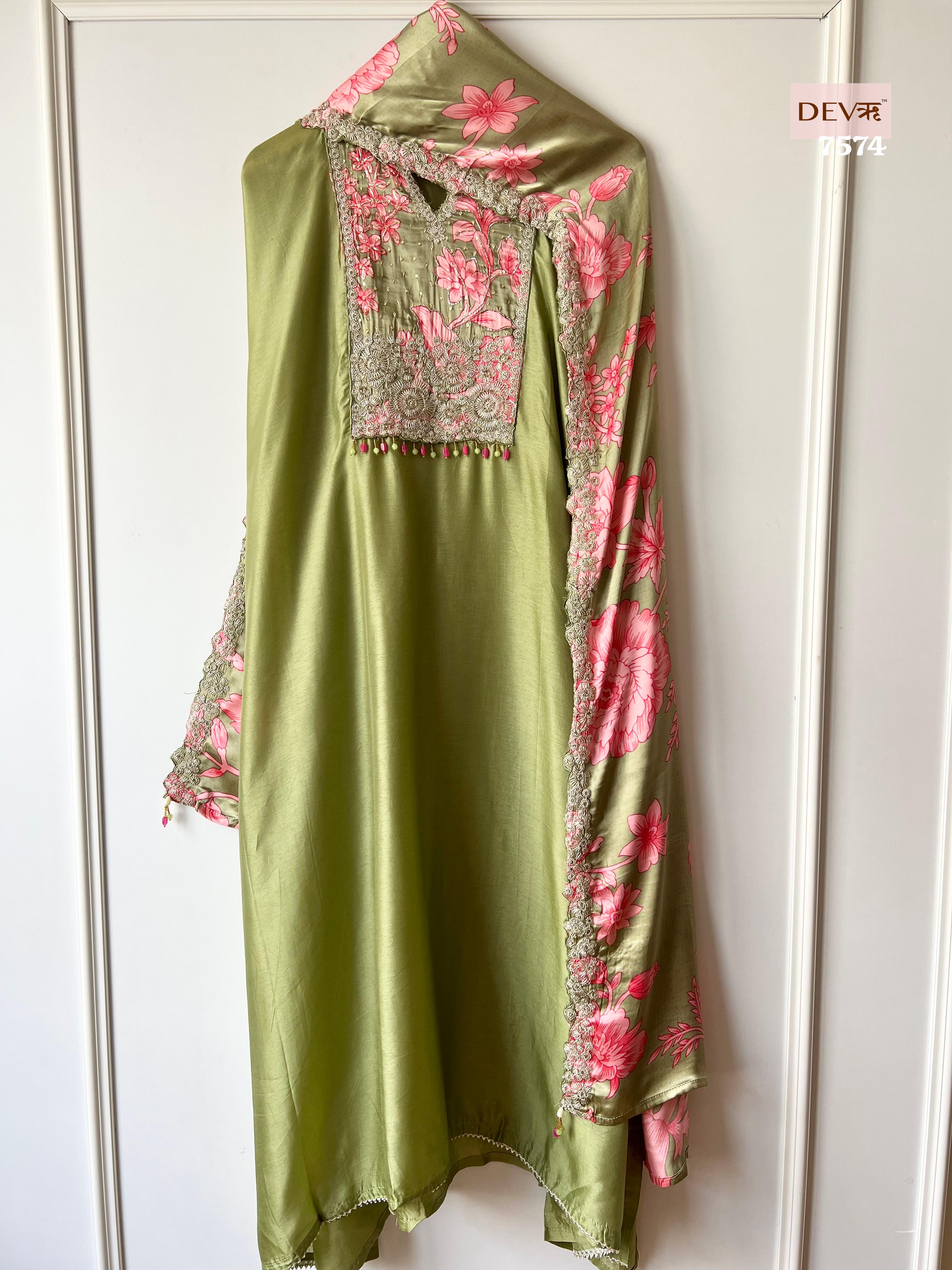 Silk Suit Set {7574}