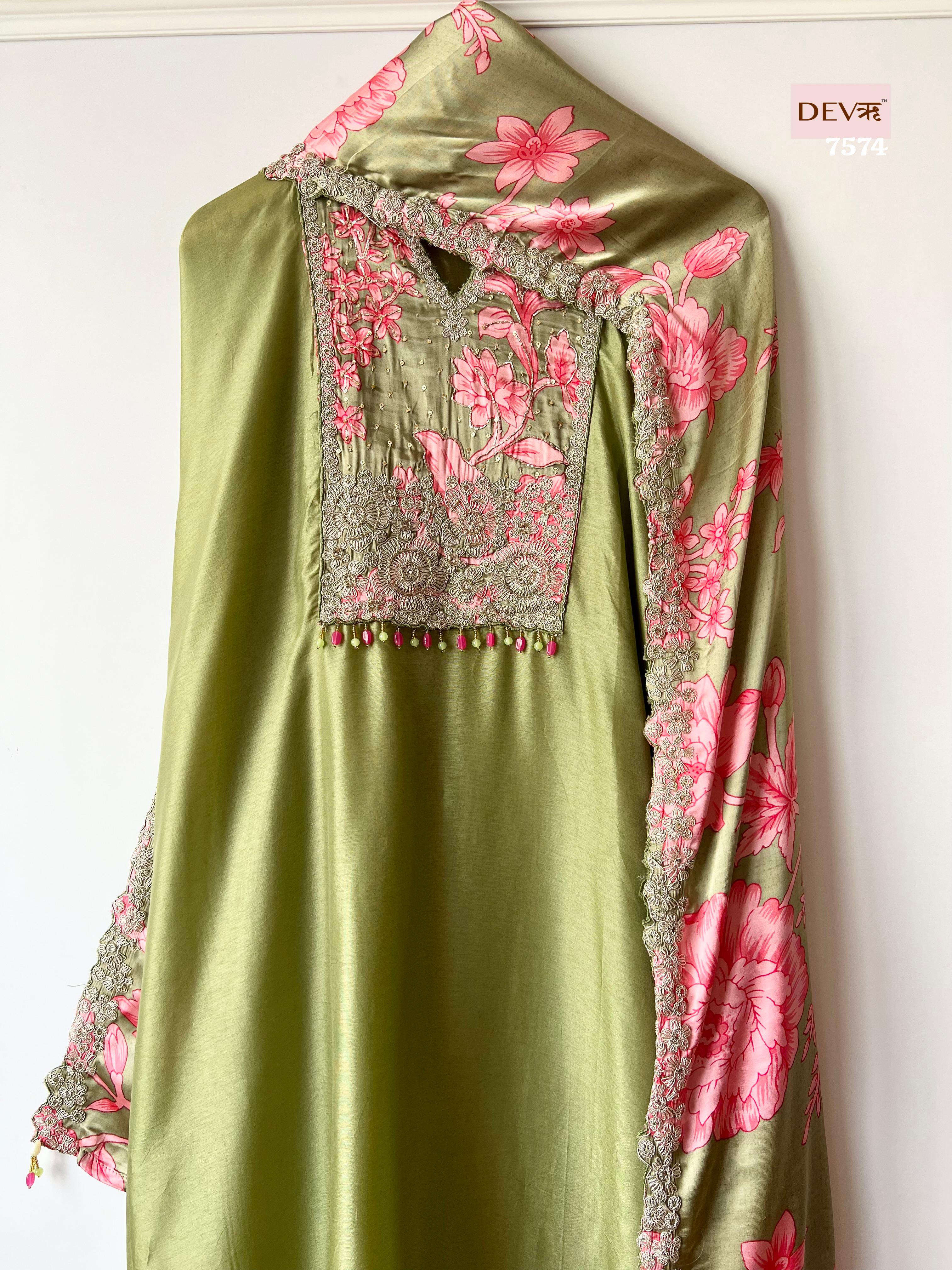 Silk Suit Set {7574}