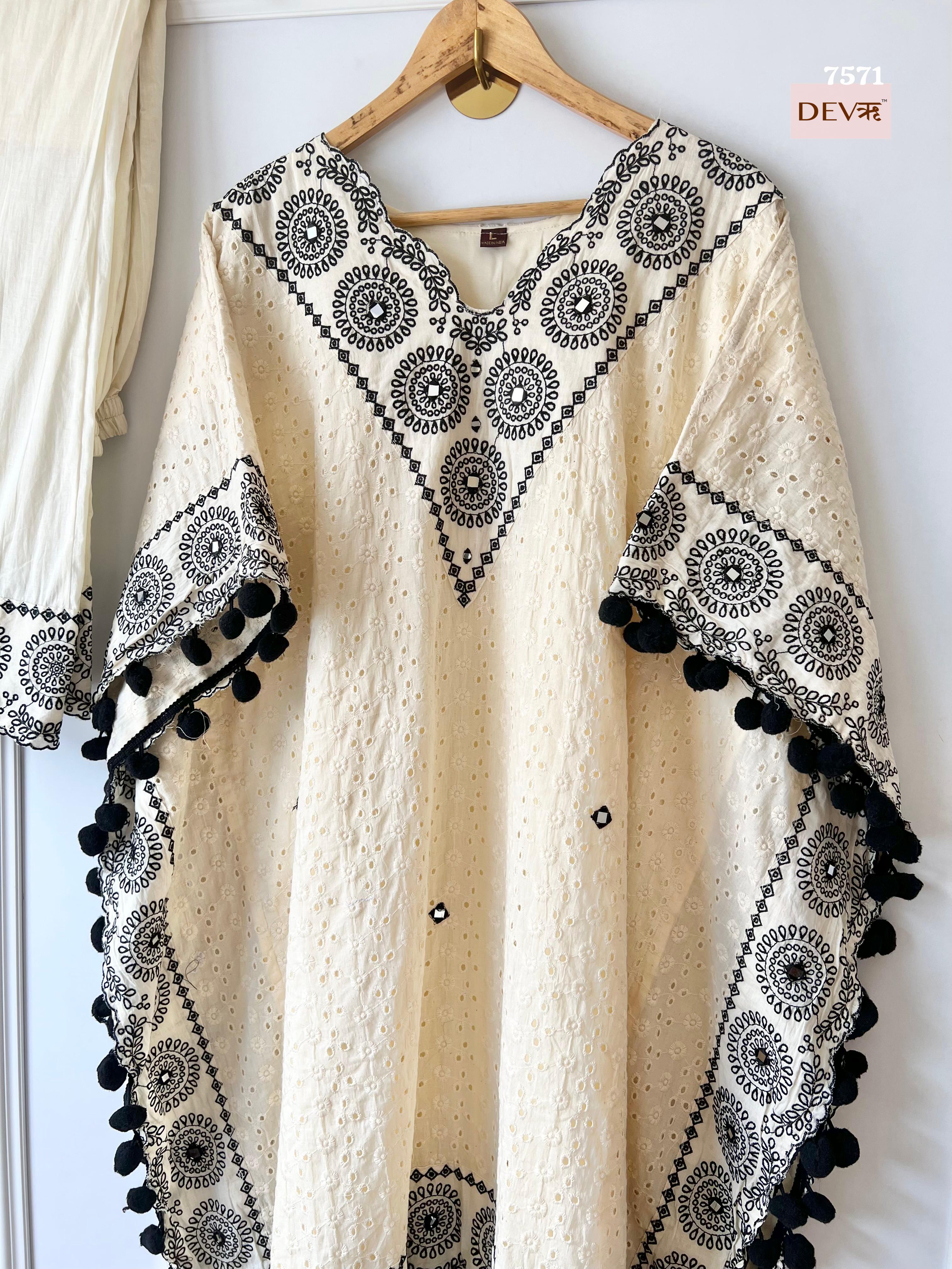 Cotton Kaftan Set {7571}