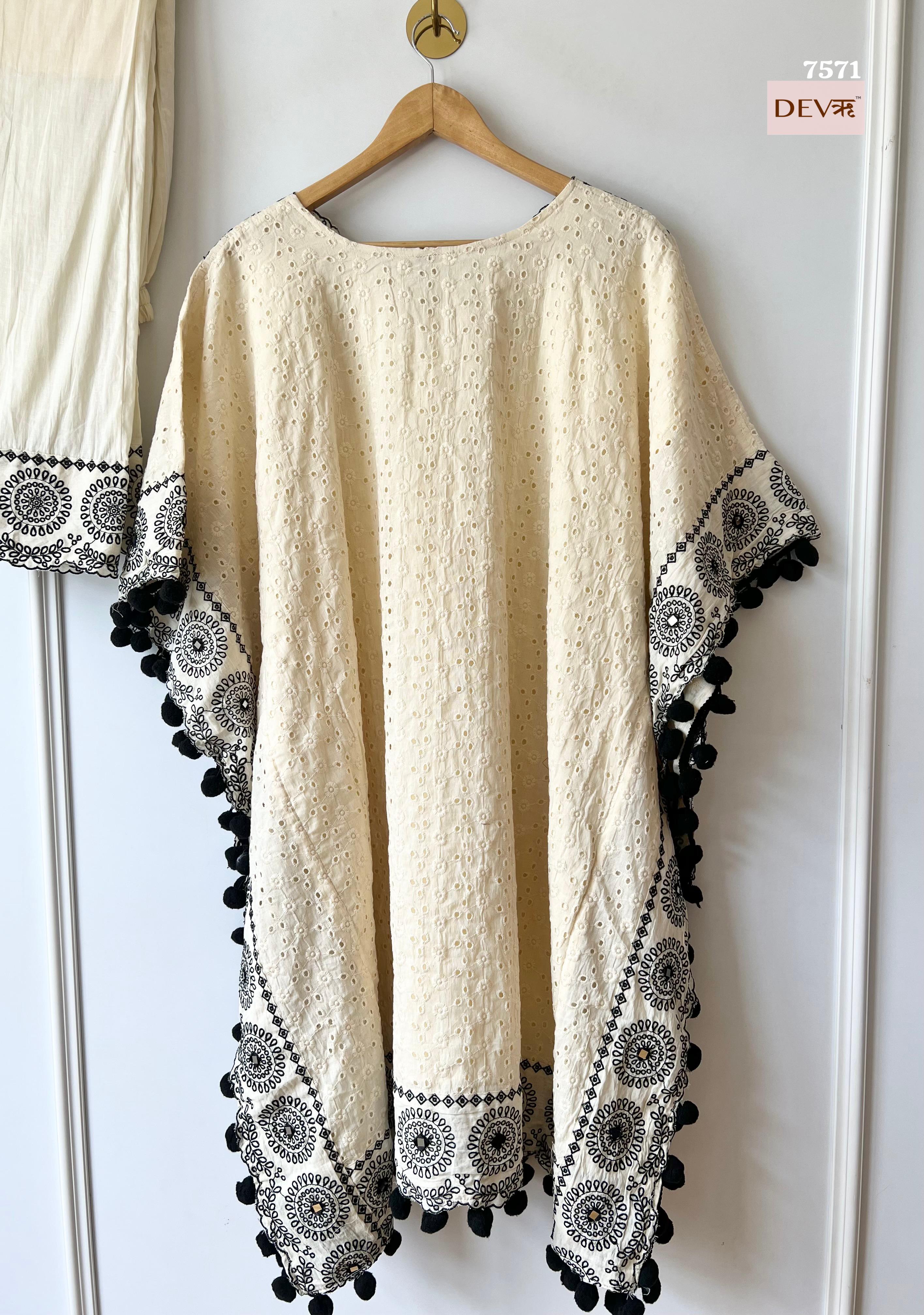 Cotton Kaftan Set {7571}