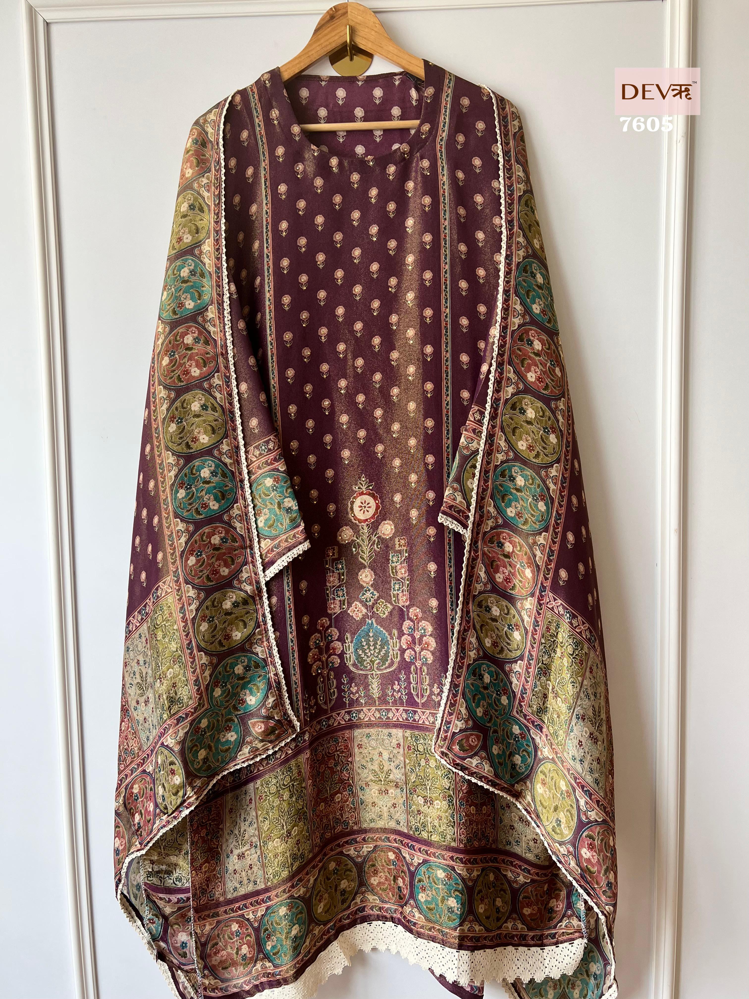 Silk Suit Set {7605}