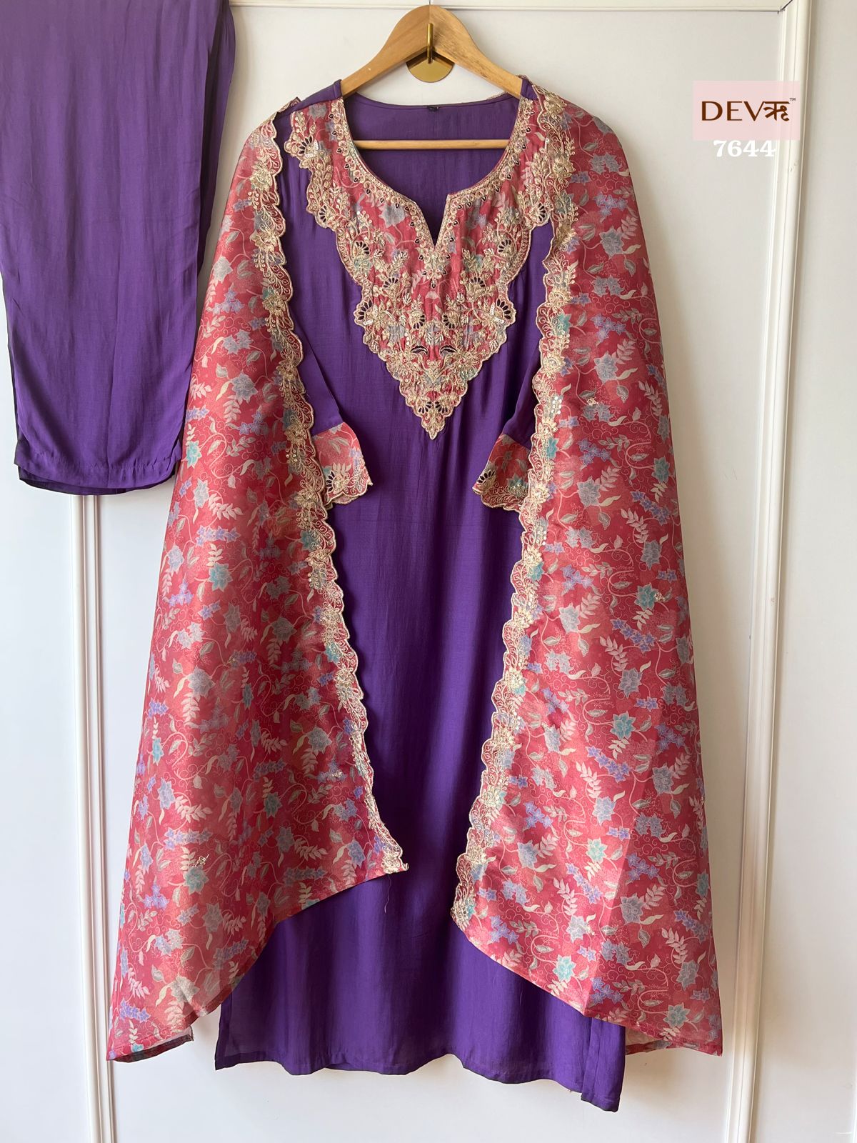 Purple festive Suit Set