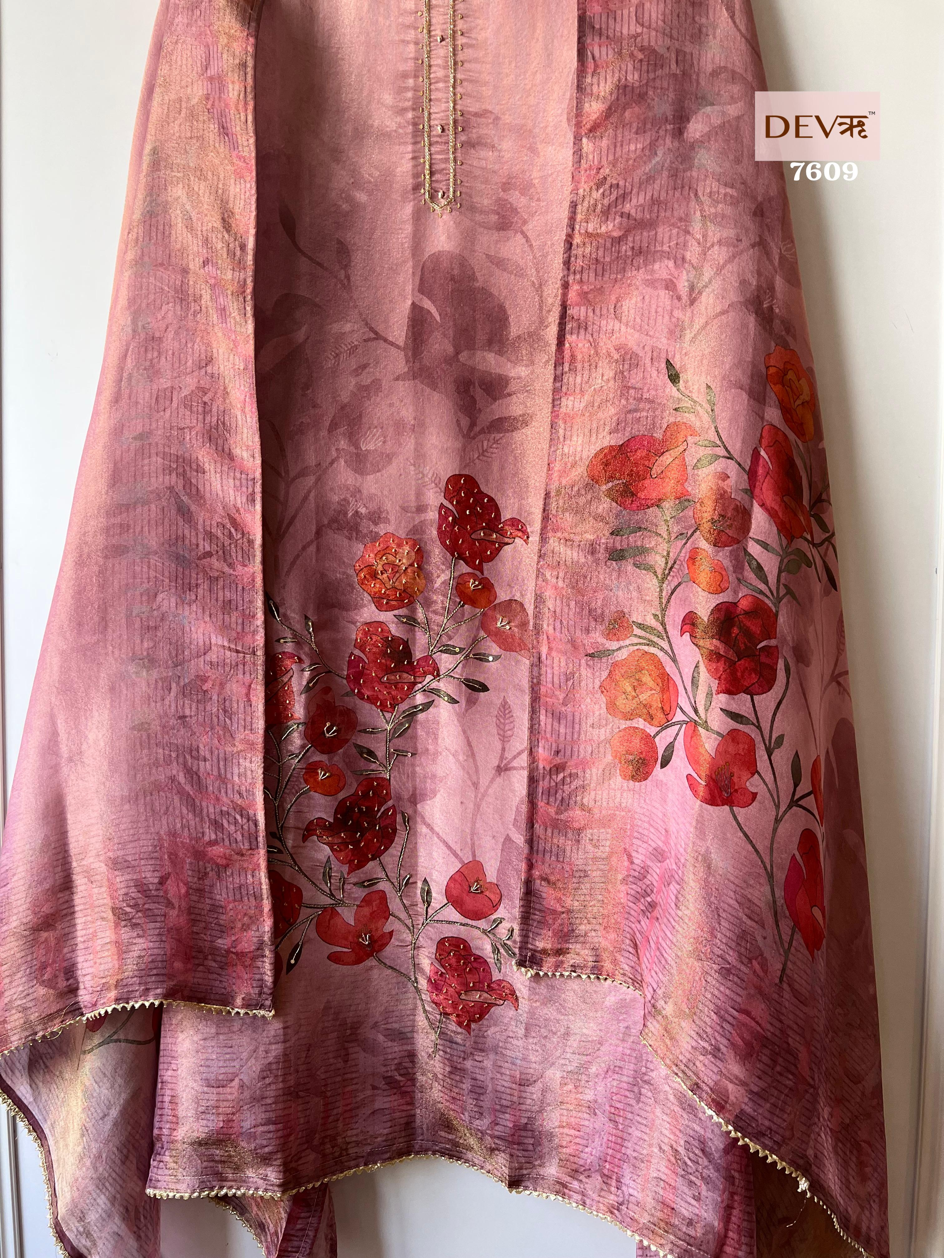 Silk Suit Set {7609}
