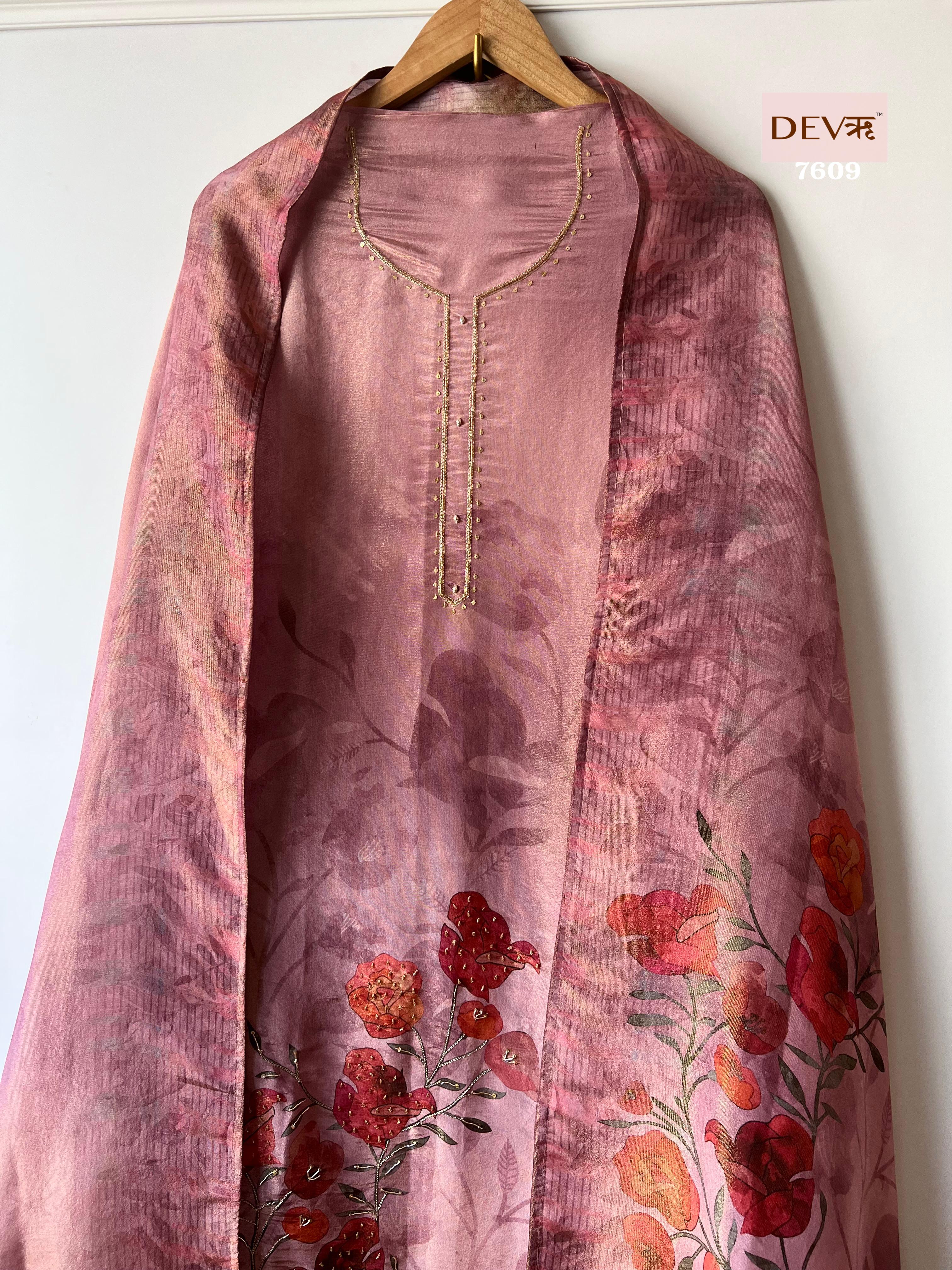 Silk Suit Set {7609}